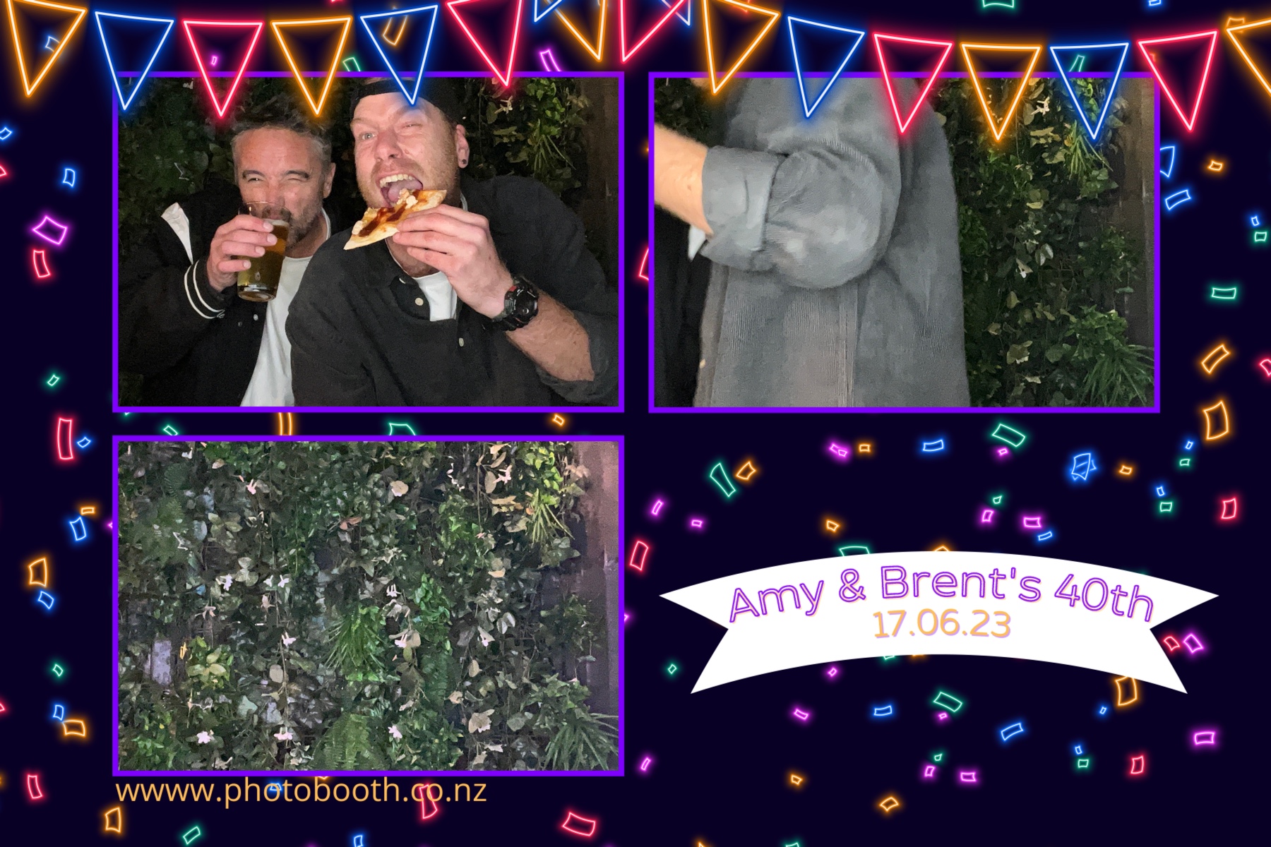 Amy and Brent's 40th | View more photos from the event at gallery.photobooth.co.nz/u/SelfieCentral/Amy-and-Brents-40th