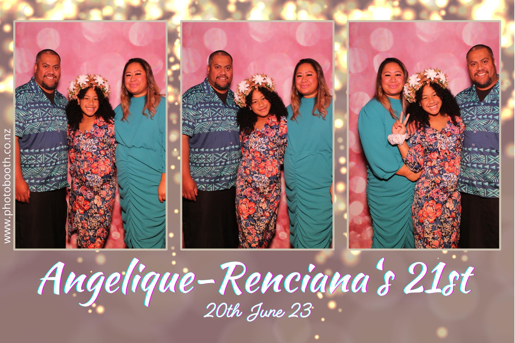 Angelique-Renciana 21st | View more photos from the event at gallery.photobooth.co.nz/u/SelfieCentral/Angelique-Renciana-21st