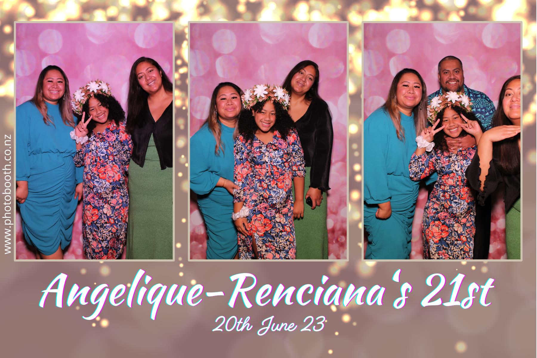 Angelique-Renciana 21st | View more photos from the event at gallery.photobooth.co.nz/u/SelfieCentral/Angelique-Renciana-21st