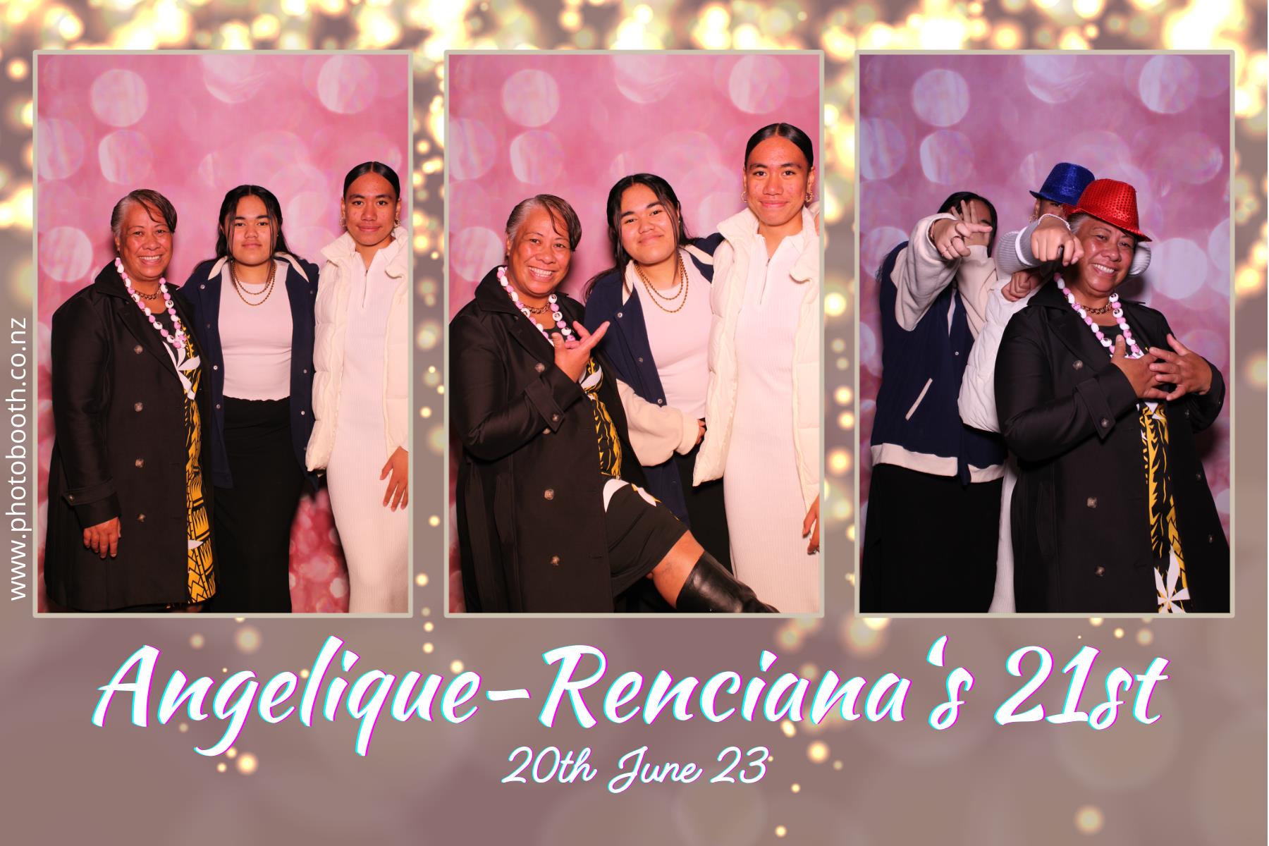 Angelique-Renciana 21st | View more photos from the event at gallery.photobooth.co.nz/u/SelfieCentral/Angelique-Renciana-21st