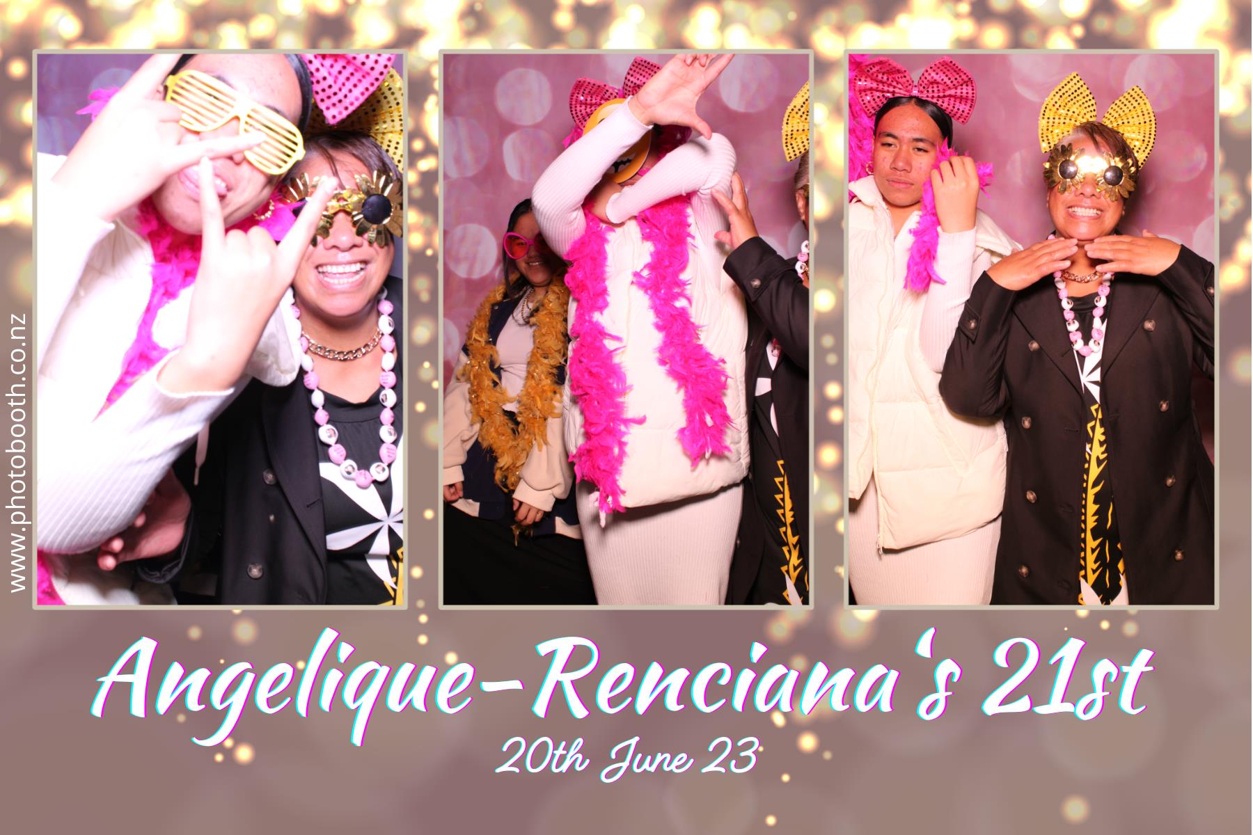 Angelique-Renciana 21st | View more photos from the event at gallery.photobooth.co.nz/u/SelfieCentral/Angelique-Renciana-21st