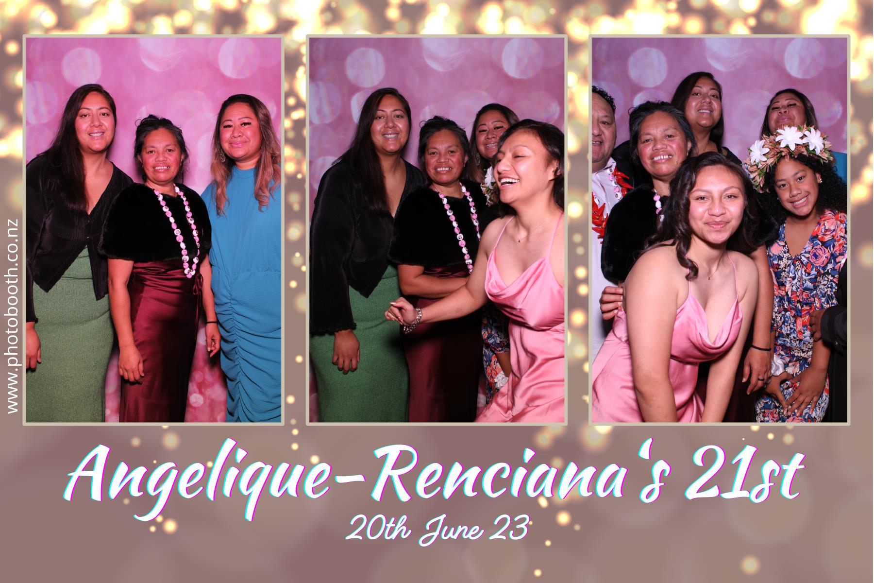 Angelique-Renciana 21st | View more photos from the event at gallery.photobooth.co.nz/u/SelfieCentral/Angelique-Renciana-21st