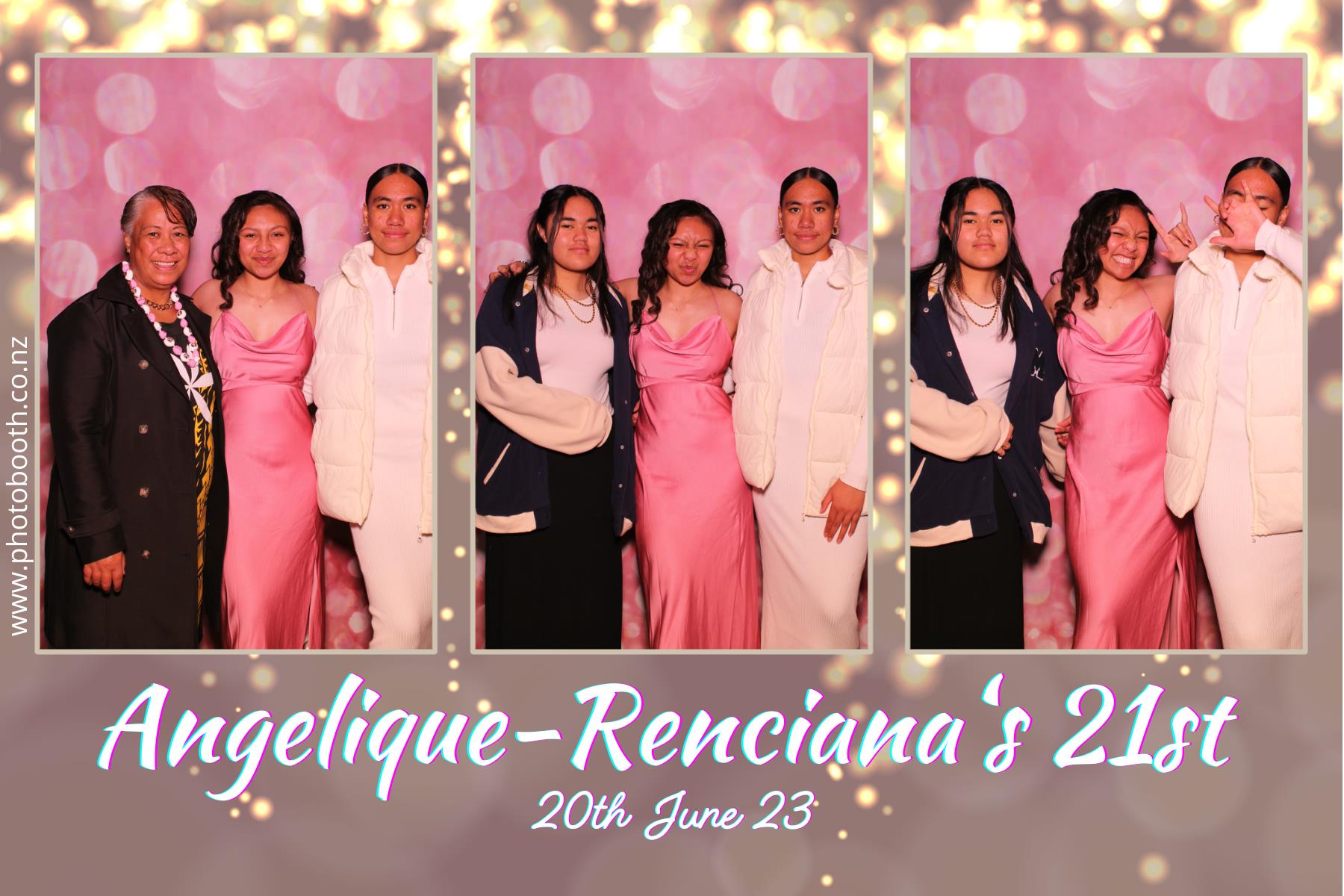 Angelique-Renciana 21st | View more photos from the event at gallery.photobooth.co.nz/u/SelfieCentral/Angelique-Renciana-21st