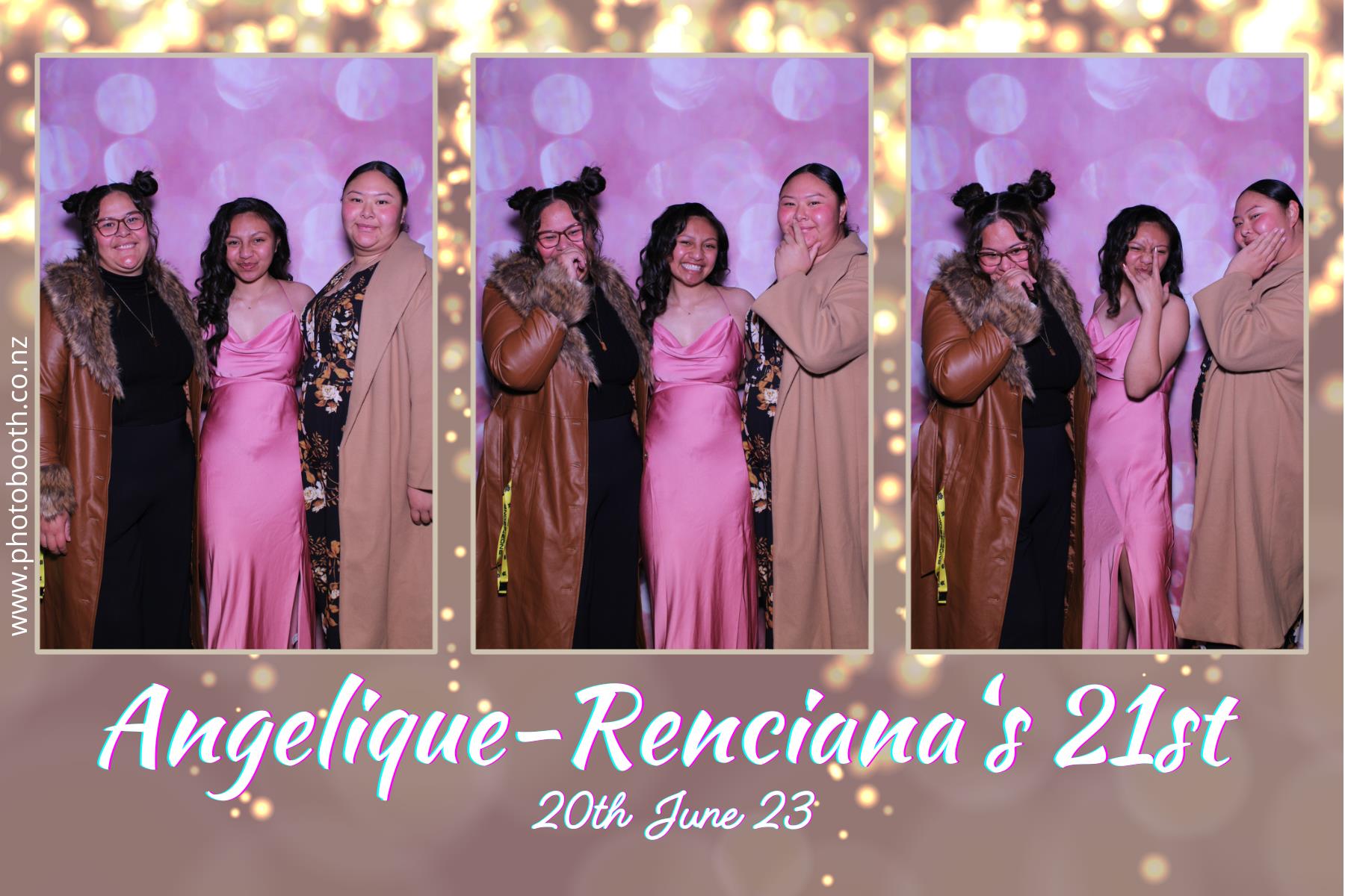 Angelique-Renciana 21st | View more photos from the event at gallery.photobooth.co.nz/u/SelfieCentral/Angelique-Renciana-21st