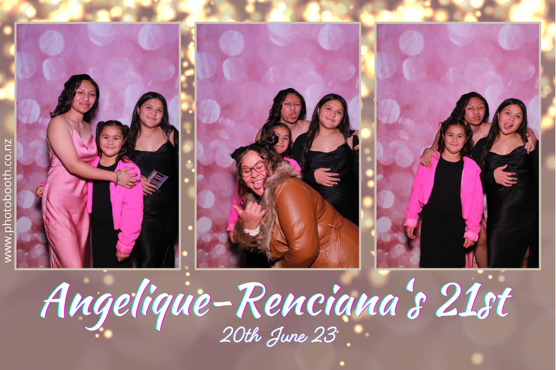 Angelique-Renciana 21st | View more photos from the event at gallery.photobooth.co.nz/u/SelfieCentral/Angelique-Renciana-21st