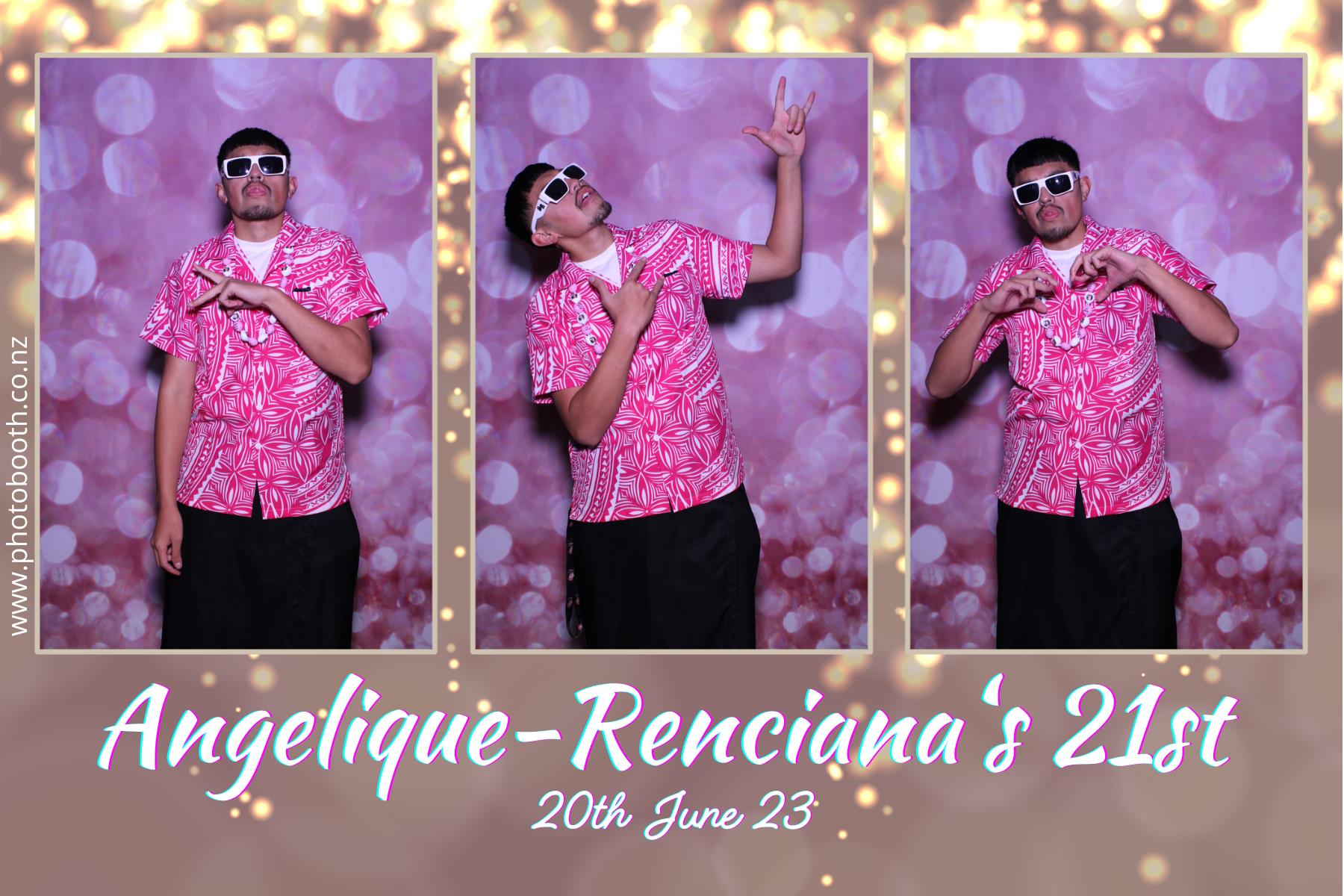 Angelique-Renciana 21st | View more photos from the event at gallery.photobooth.co.nz/u/SelfieCentral/Angelique-Renciana-21st