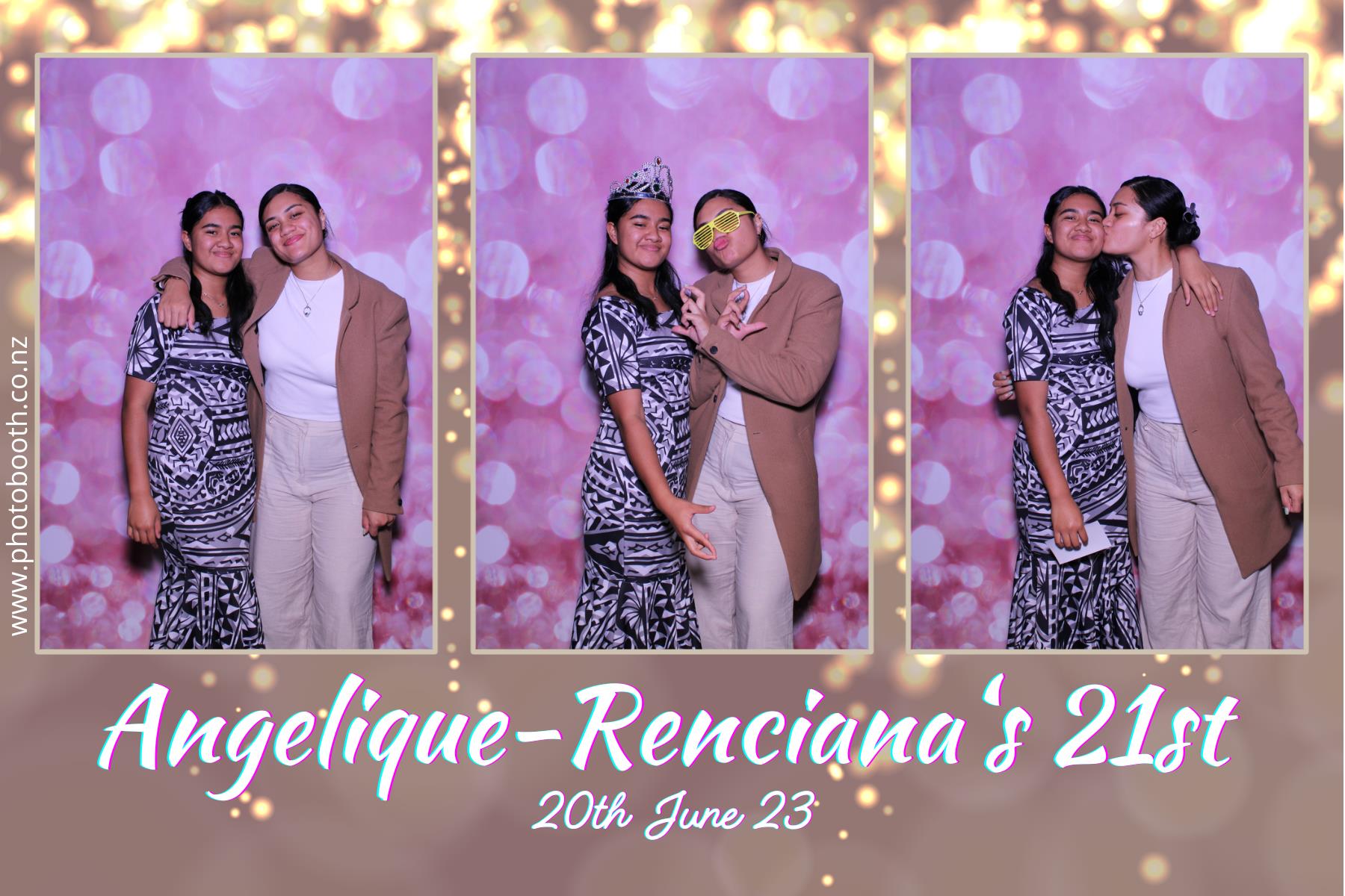 Angelique-Renciana 21st | View more photos from the event at gallery.photobooth.co.nz/u/SelfieCentral/Angelique-Renciana-21st
