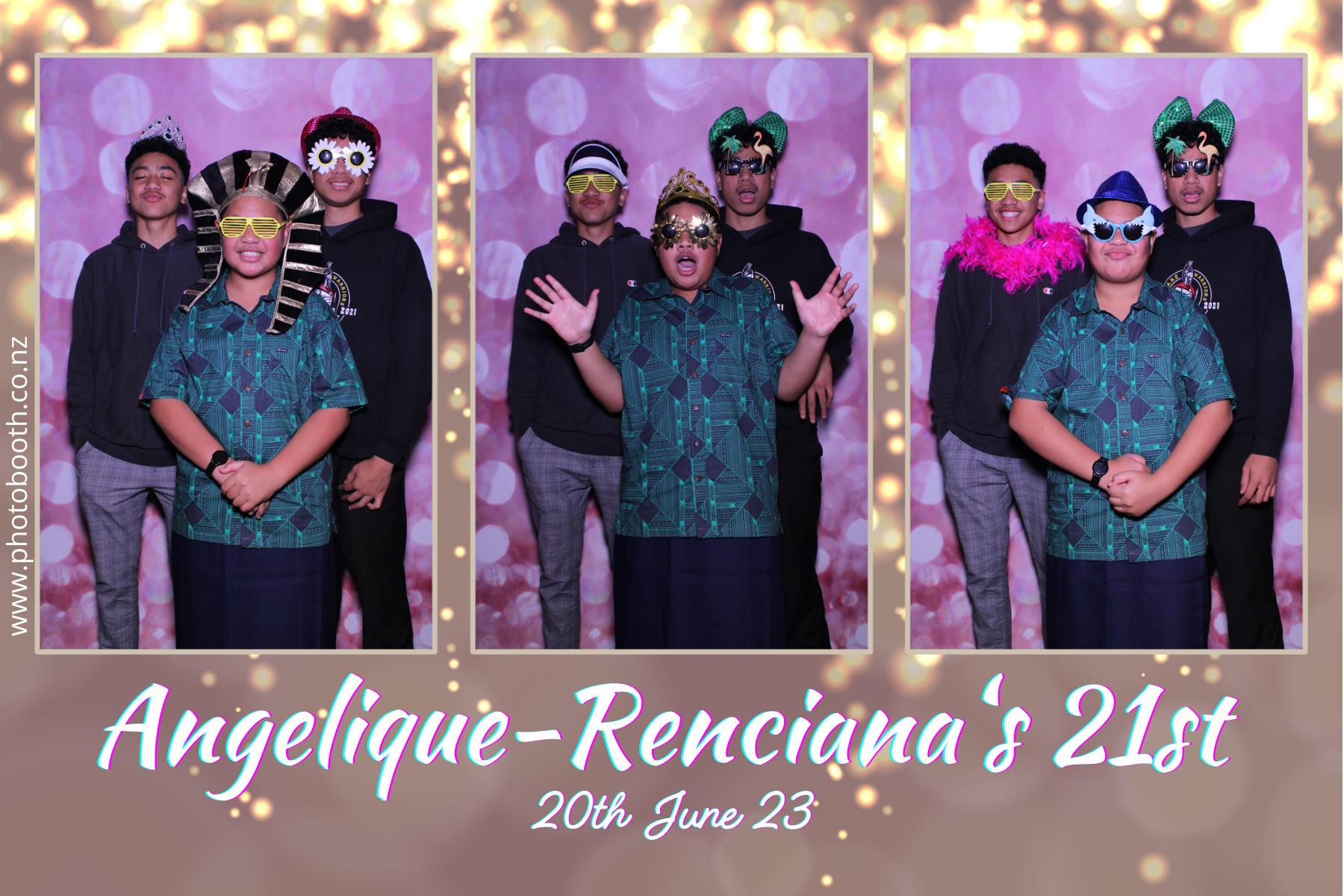 Angelique-Renciana 21st | View more photos from the event at gallery.photobooth.co.nz/u/SelfieCentral/Angelique-Renciana-21st