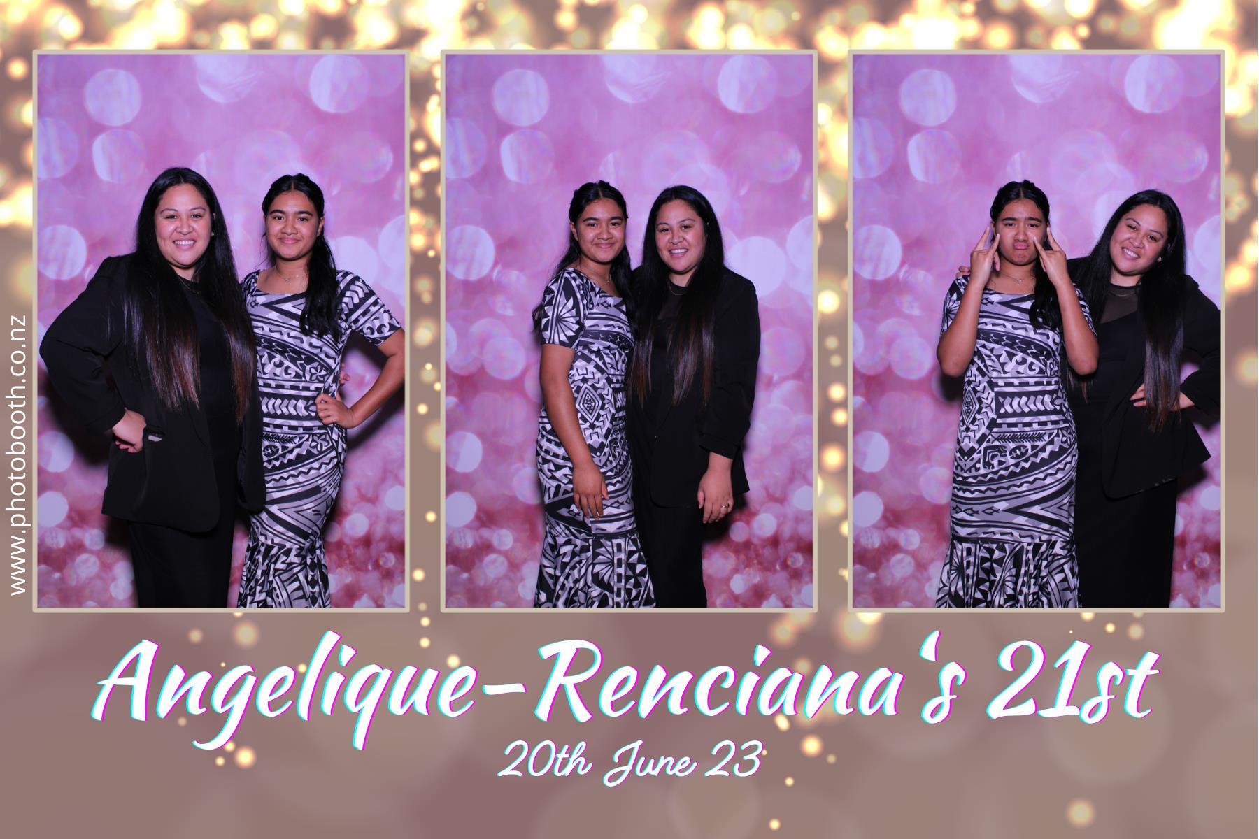 Angelique-Renciana 21st | View more photos from the event at gallery.photobooth.co.nz/u/SelfieCentral/Angelique-Renciana-21st
