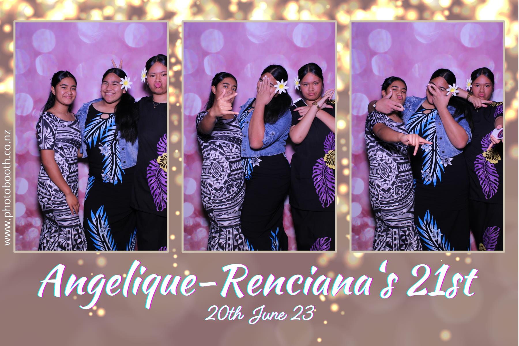 Angelique-Renciana 21st | View more photos from the event at gallery.photobooth.co.nz/u/SelfieCentral/Angelique-Renciana-21st