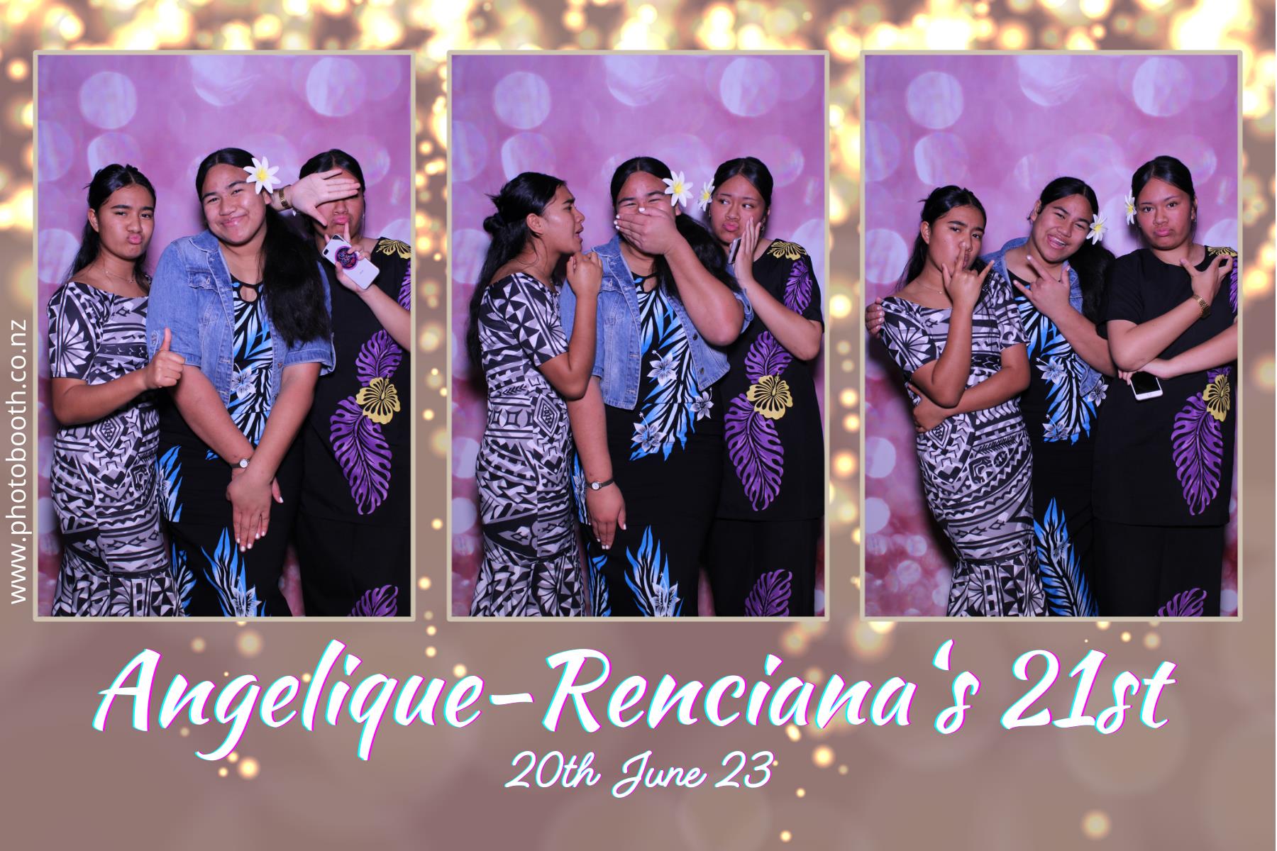 Angelique-Renciana 21st | View more photos from the event at gallery.photobooth.co.nz/u/SelfieCentral/Angelique-Renciana-21st