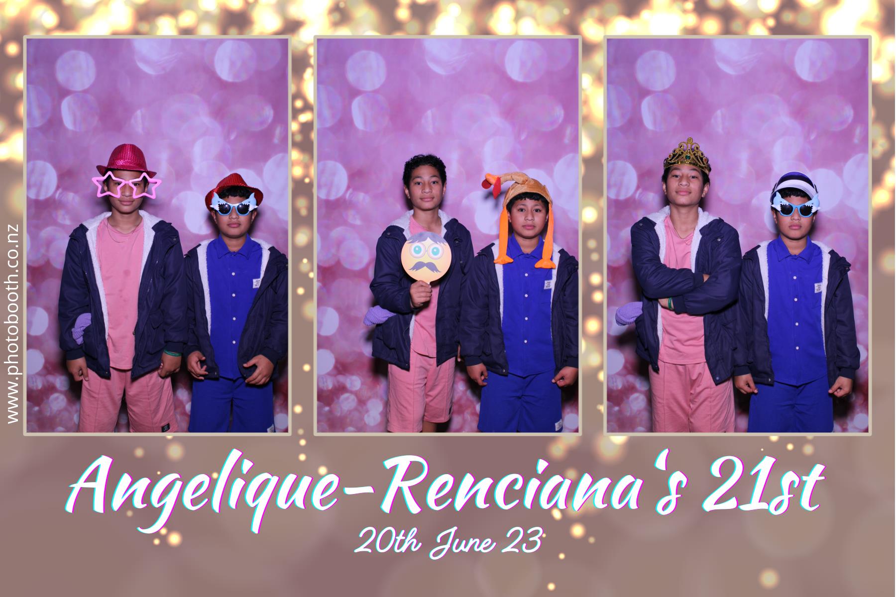 Angelique-Renciana 21st | View more photos from the event at gallery.photobooth.co.nz/u/SelfieCentral/Angelique-Renciana-21st