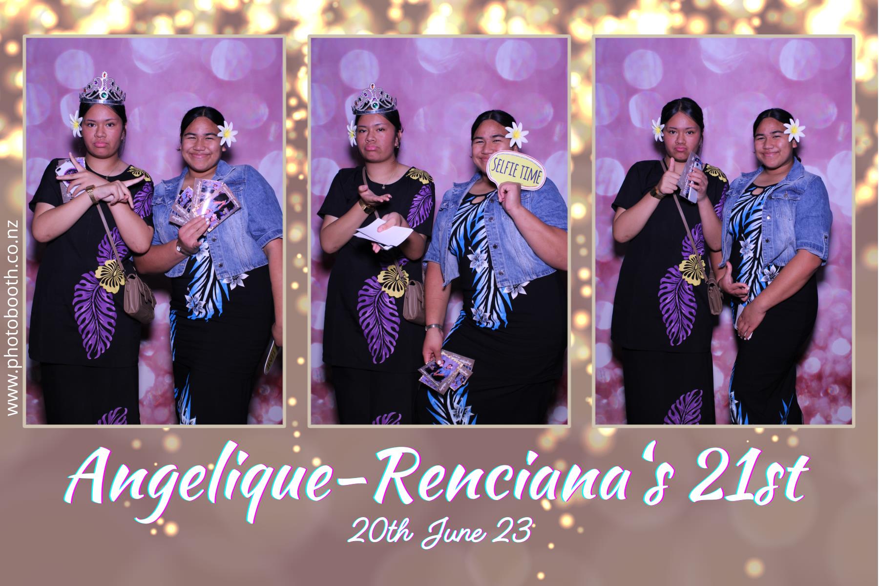 Angelique-Renciana 21st | View more photos from the event at gallery.photobooth.co.nz/u/SelfieCentral/Angelique-Renciana-21st