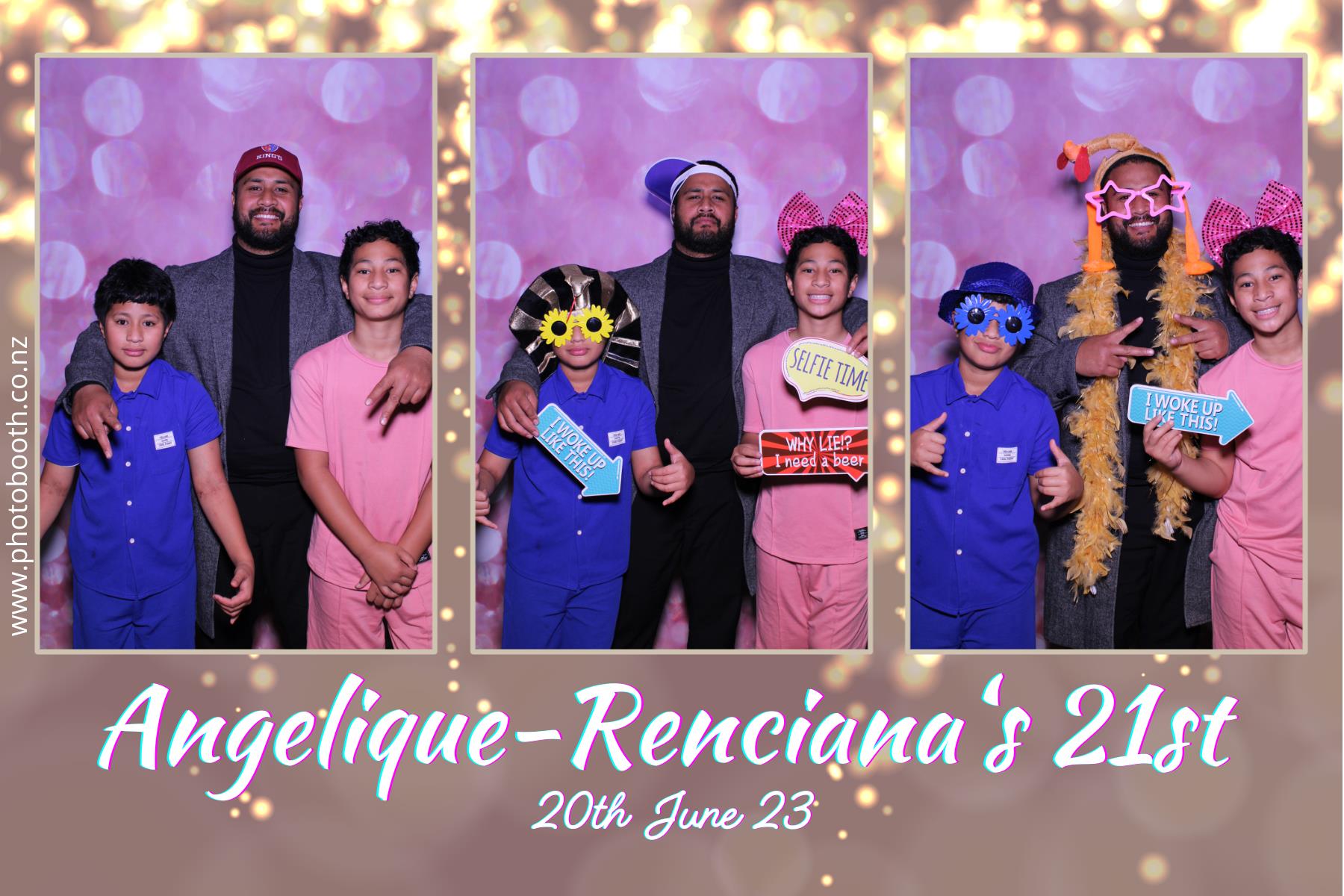Angelique-Renciana 21st | View more photos from the event at gallery.photobooth.co.nz/u/SelfieCentral/Angelique-Renciana-21st