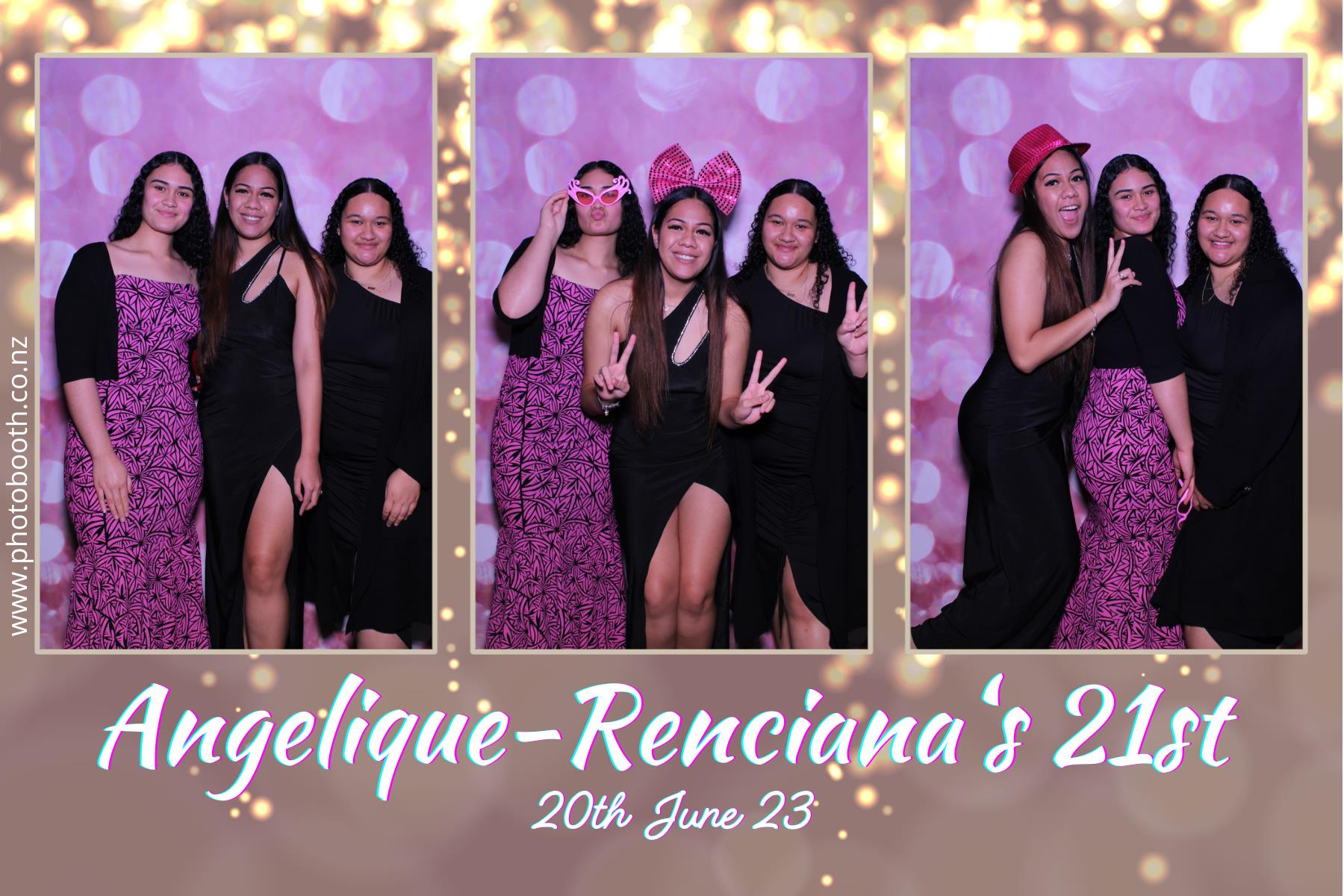 Angelique-Renciana 21st | View more photos from the event at gallery.photobooth.co.nz/u/SelfieCentral/Angelique-Renciana-21st