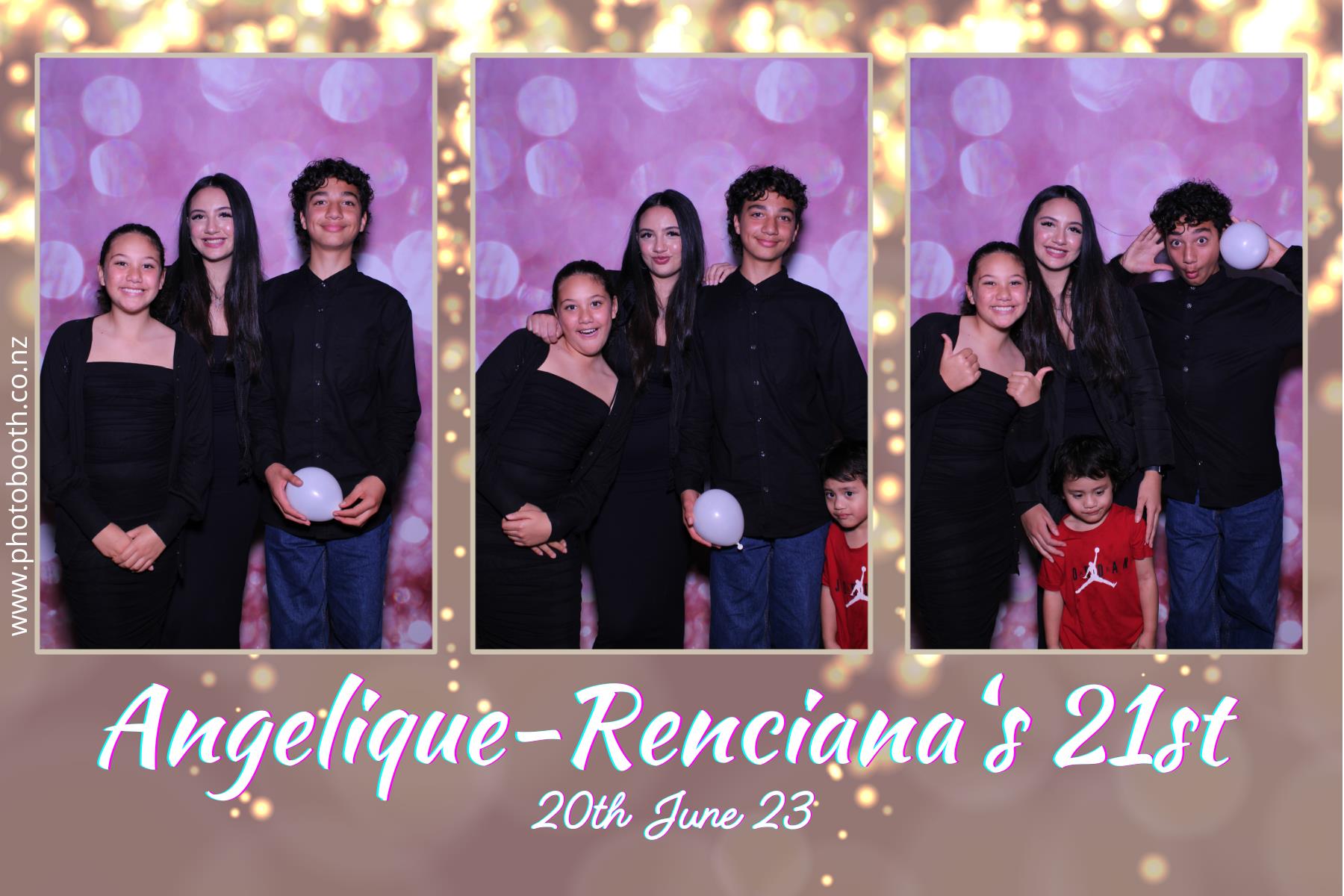 Angelique-Renciana 21st | View more photos from the event at gallery.photobooth.co.nz/u/SelfieCentral/Angelique-Renciana-21st