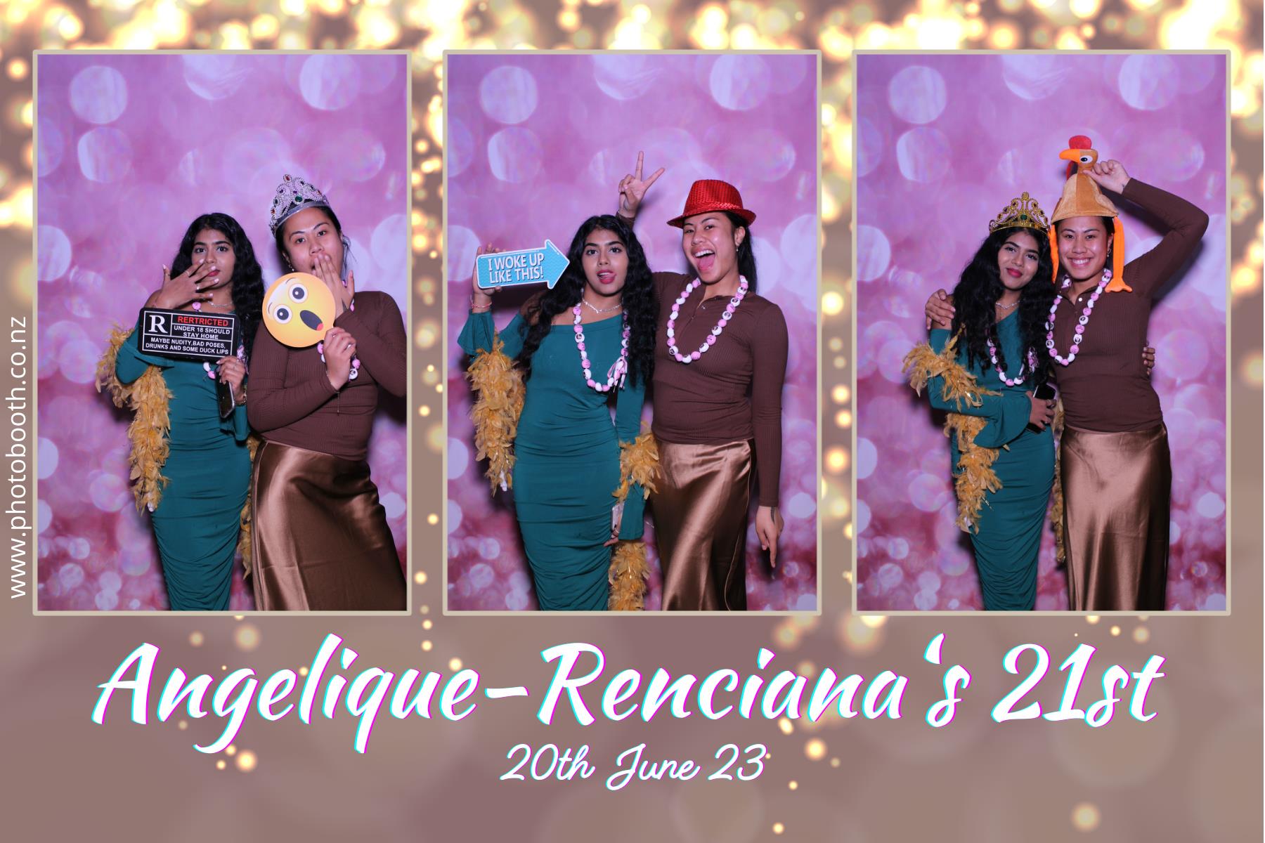 Angelique-Renciana 21st | View more photos from the event at gallery.photobooth.co.nz/u/SelfieCentral/Angelique-Renciana-21st