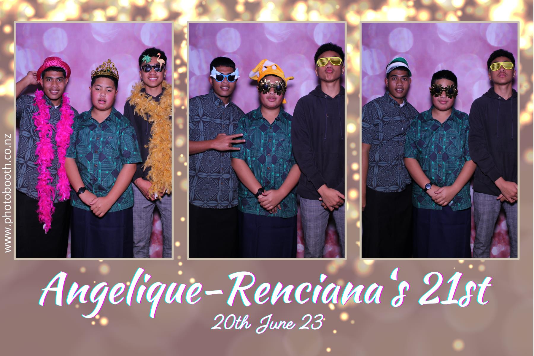 Angelique-Renciana 21st | View more photos from the event at gallery.photobooth.co.nz/u/SelfieCentral/Angelique-Renciana-21st