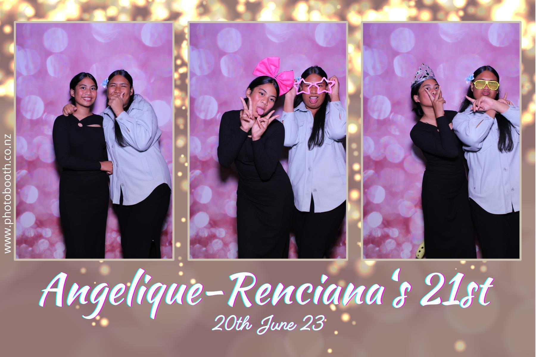 Angelique-Renciana 21st | View more photos from the event at gallery.photobooth.co.nz/u/SelfieCentral/Angelique-Renciana-21st