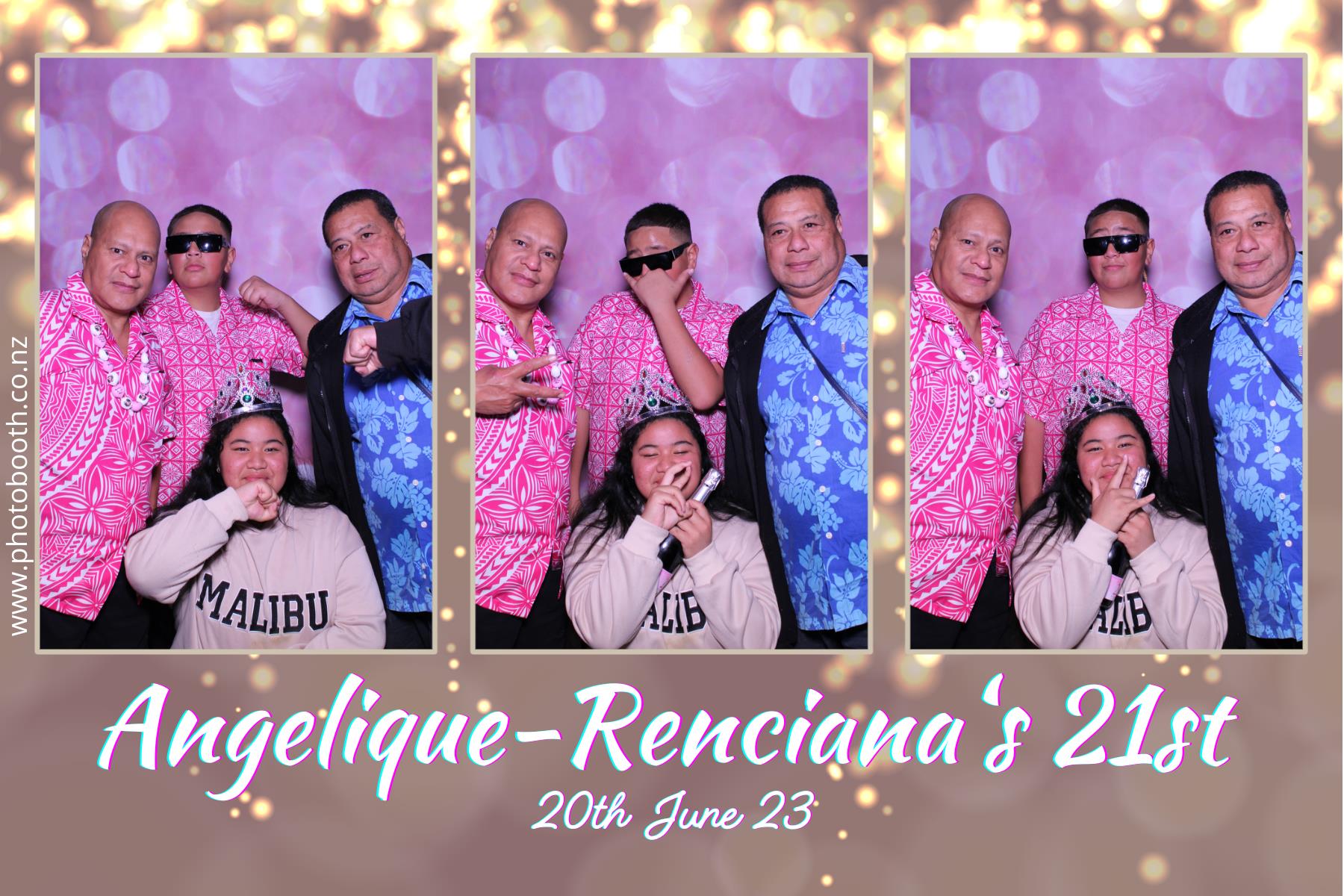 Angelique-Renciana 21st | View more photos from the event at gallery.photobooth.co.nz/u/SelfieCentral/Angelique-Renciana-21st