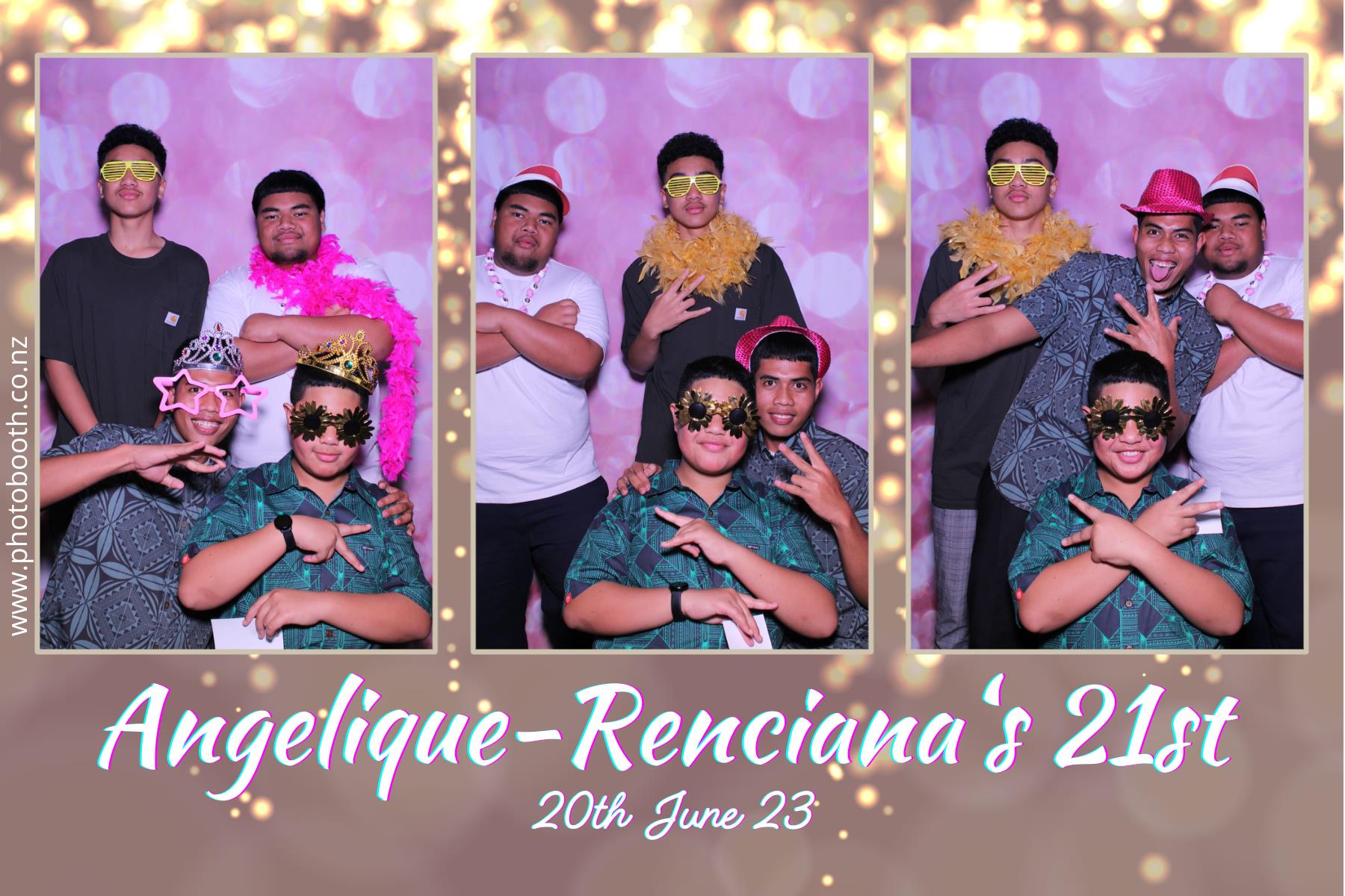 Angelique-Renciana 21st | View more photos from the event at gallery.photobooth.co.nz/u/SelfieCentral/Angelique-Renciana-21st