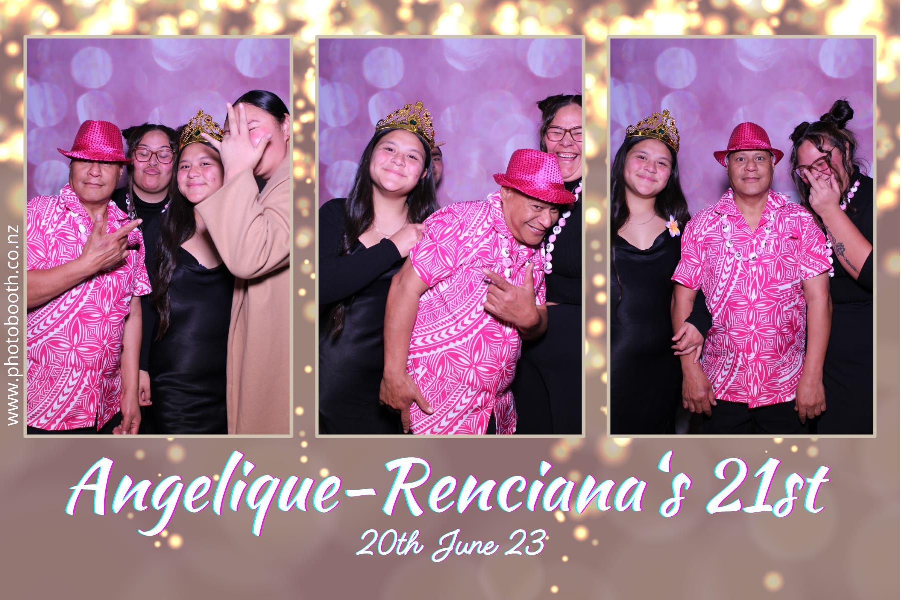 Angelique-Renciana 21st | View more photos from the event at gallery.photobooth.co.nz/u/SelfieCentral/Angelique-Renciana-21st