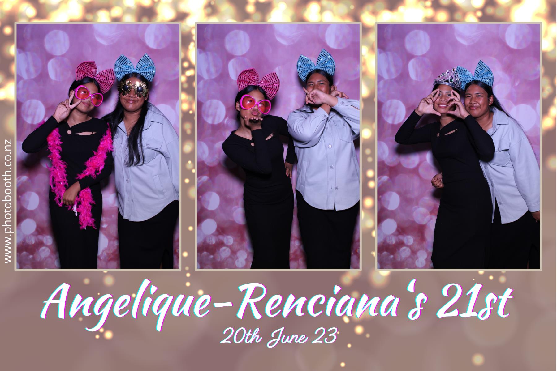 Angelique-Renciana 21st | View more photos from the event at gallery.photobooth.co.nz/u/SelfieCentral/Angelique-Renciana-21st