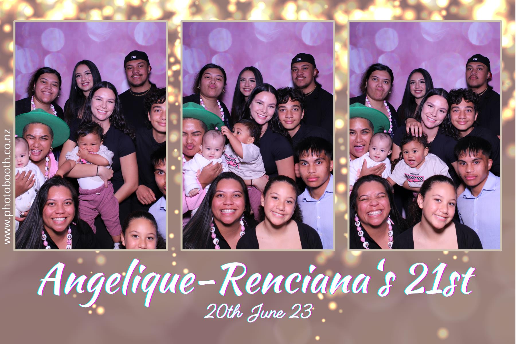 Angelique-Renciana 21st | View more photos from the event at gallery.photobooth.co.nz/u/SelfieCentral/Angelique-Renciana-21st