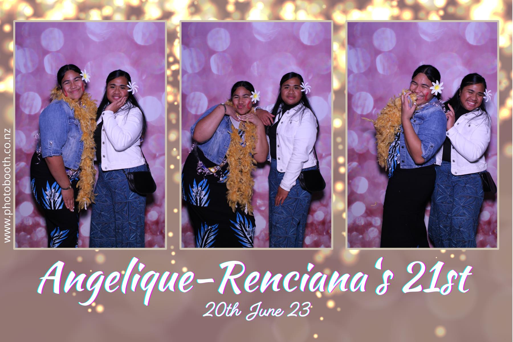 Angelique-Renciana 21st | View more photos from the event at gallery.photobooth.co.nz/u/SelfieCentral/Angelique-Renciana-21st
