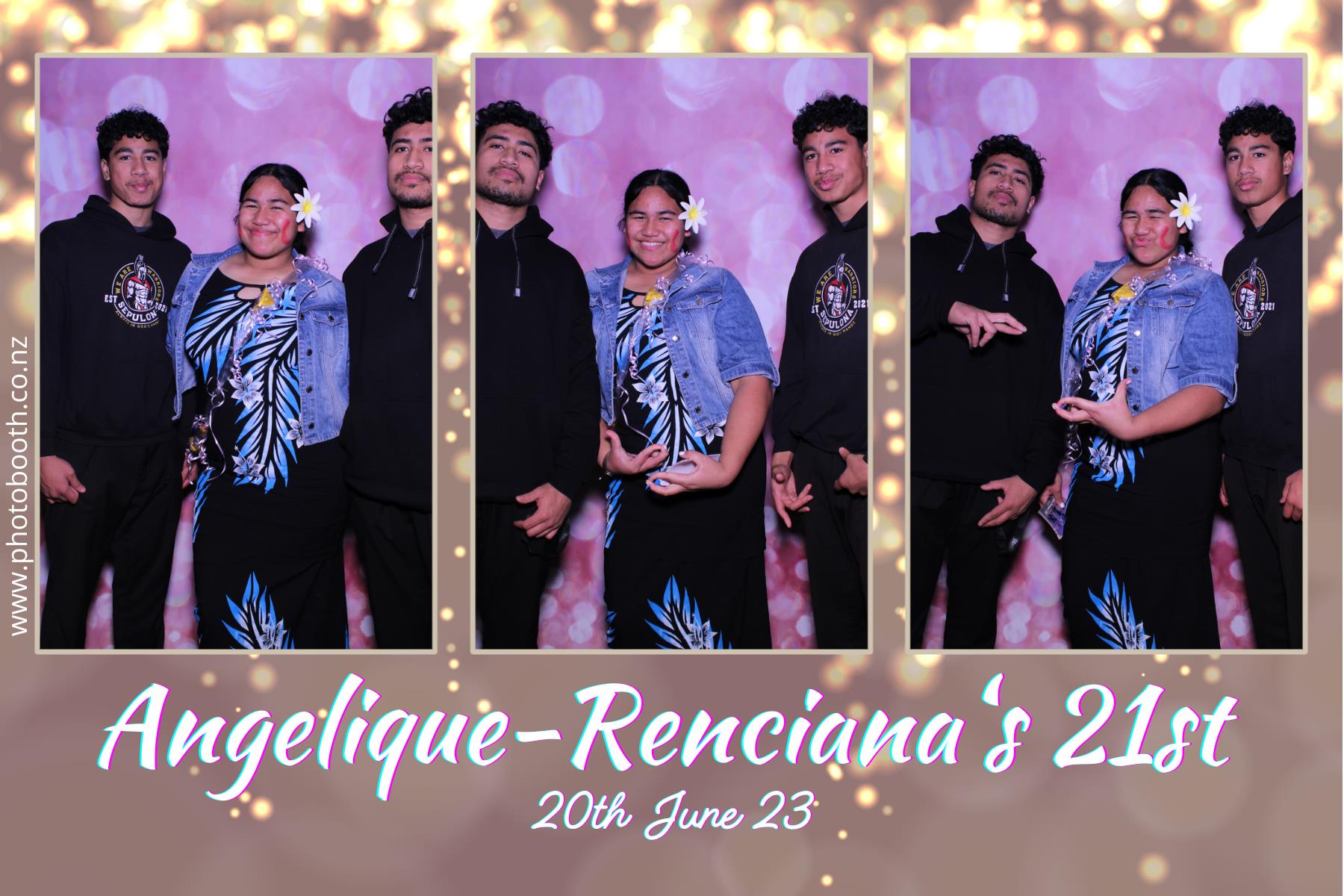 Angelique-Renciana 21st | View more photos from the event at gallery.photobooth.co.nz/u/SelfieCentral/Angelique-Renciana-21st
