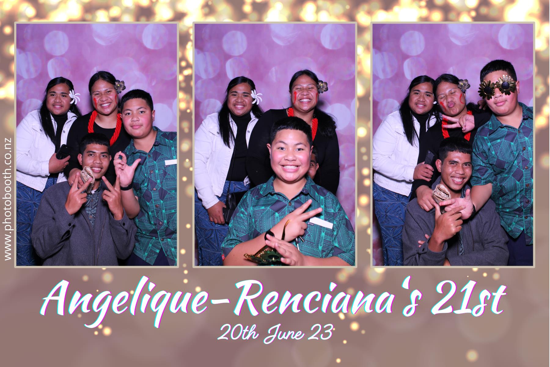 Angelique-Renciana 21st | View more photos from the event at gallery.photobooth.co.nz/u/SelfieCentral/Angelique-Renciana-21st