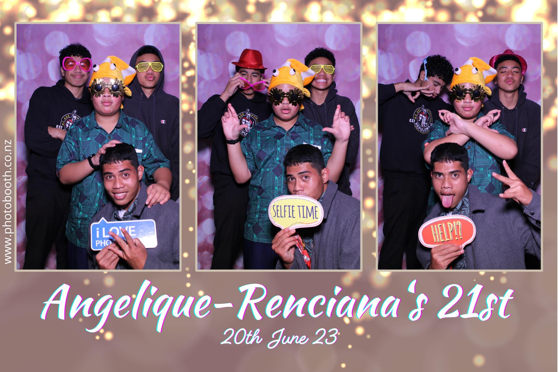 Angelique-Renciana 21st | View more photos from the event at gallery.photobooth.co.nz/u/SelfieCentral/Angelique-Renciana-21st