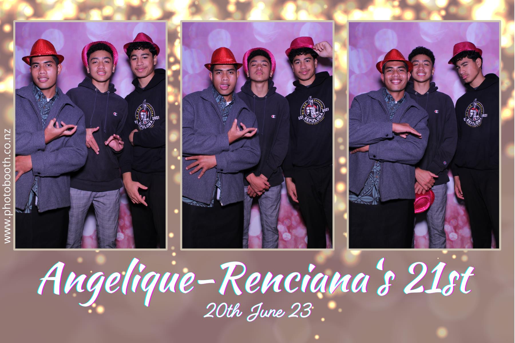 Angelique-Renciana 21st | View more photos from the event at gallery.photobooth.co.nz/u/SelfieCentral/Angelique-Renciana-21st