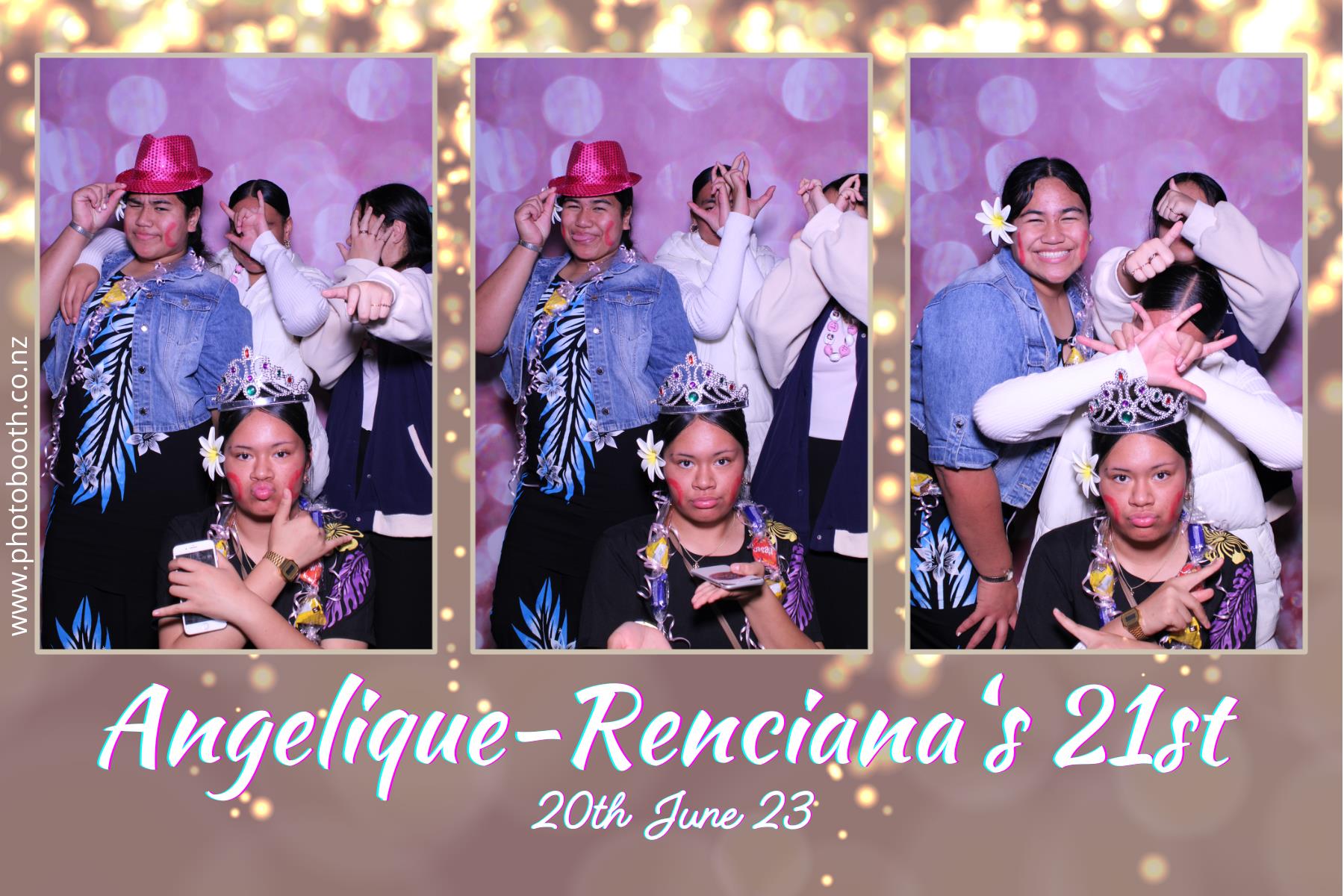 Angelique-Renciana 21st | View more photos from the event at gallery.photobooth.co.nz/u/SelfieCentral/Angelique-Renciana-21st