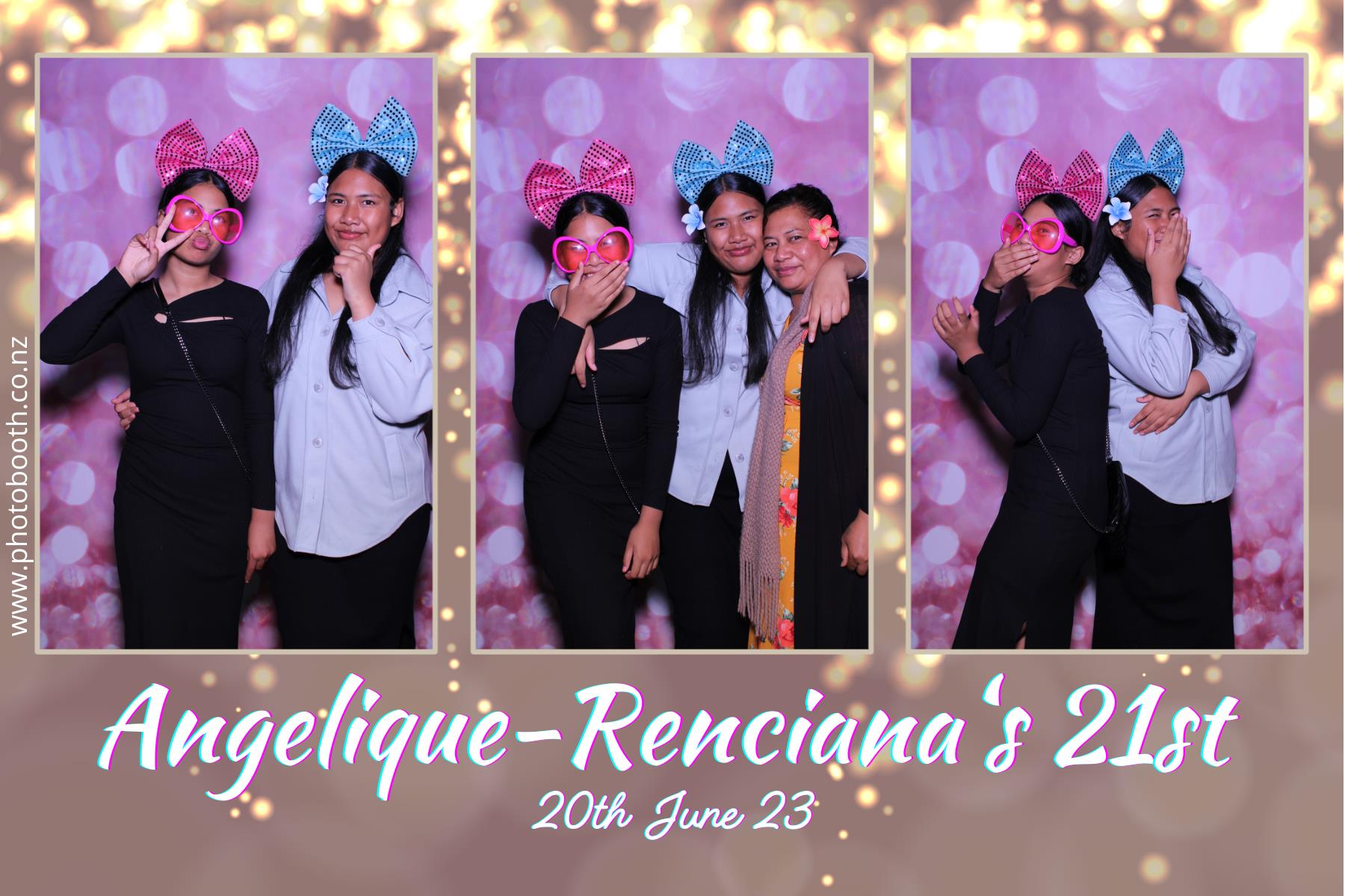 Angelique-Renciana 21st | View more photos from the event at gallery.photobooth.co.nz/u/SelfieCentral/Angelique-Renciana-21st