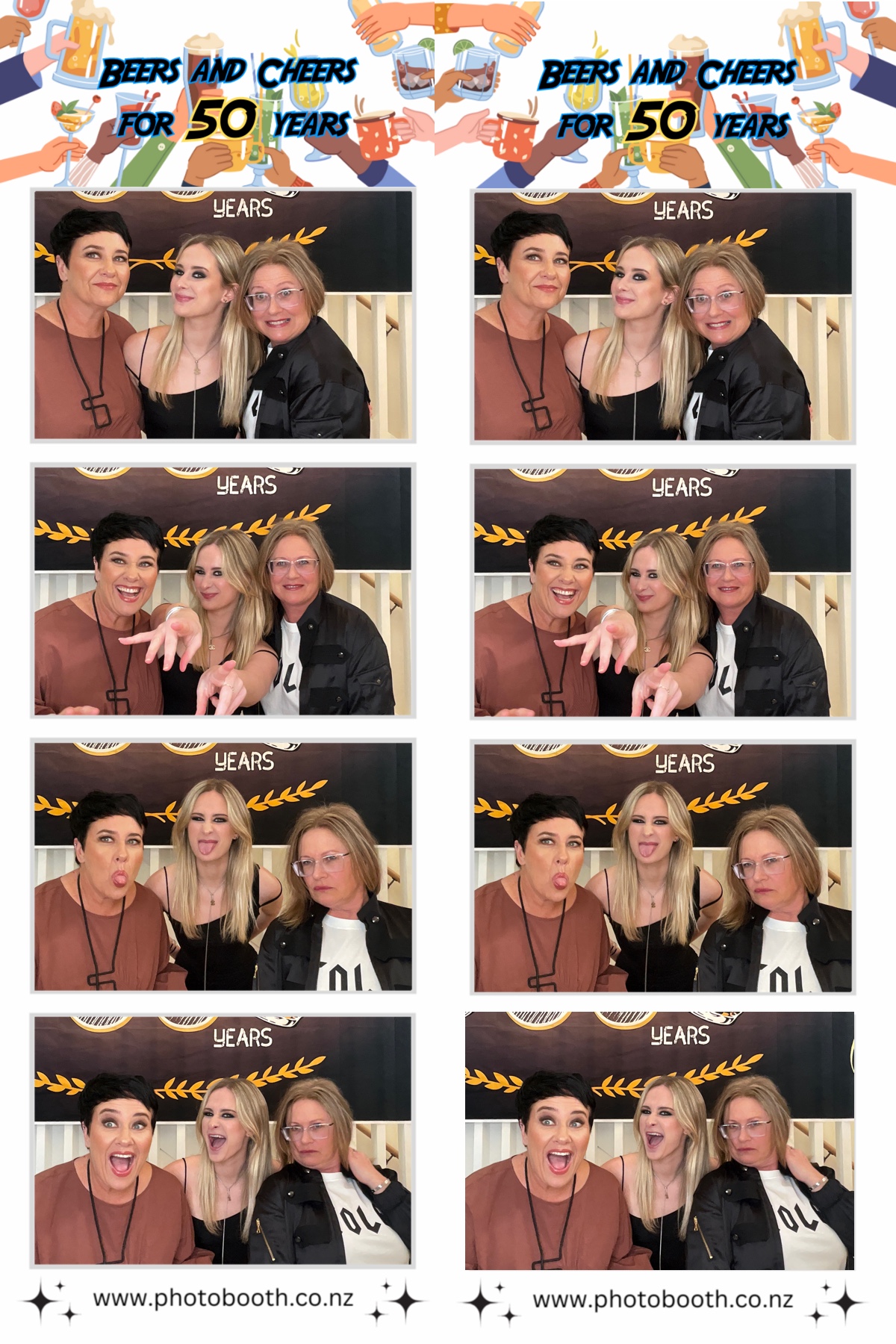 Beers and Cheers for 50 Years! | View more photos from the event at gallery.photobooth.co.nz/u/SelfieCentral/Beers-and-Cheers-for-50-Years