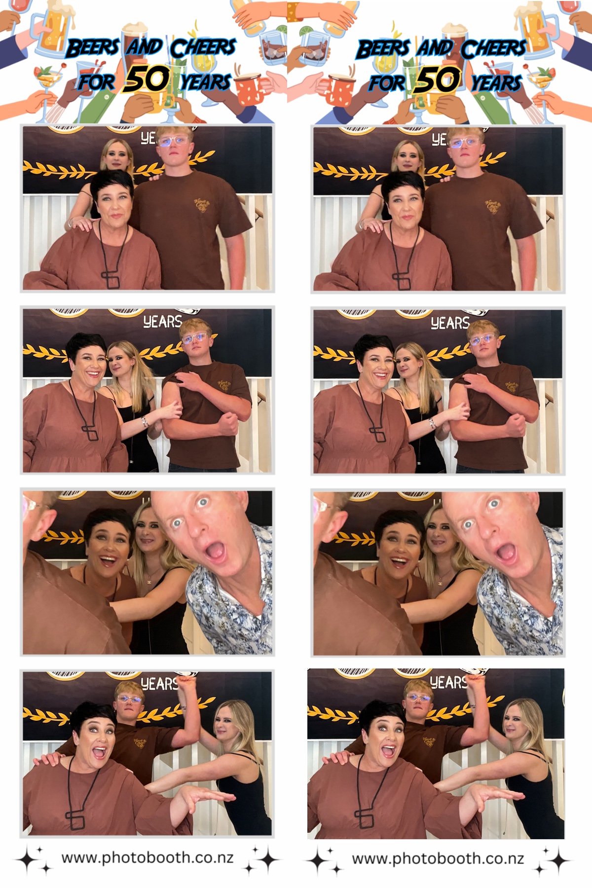 Beers and Cheers for 50 Years! | View more photos from the event at gallery.photobooth.co.nz/u/SelfieCentral/Beers-and-Cheers-for-50-Years