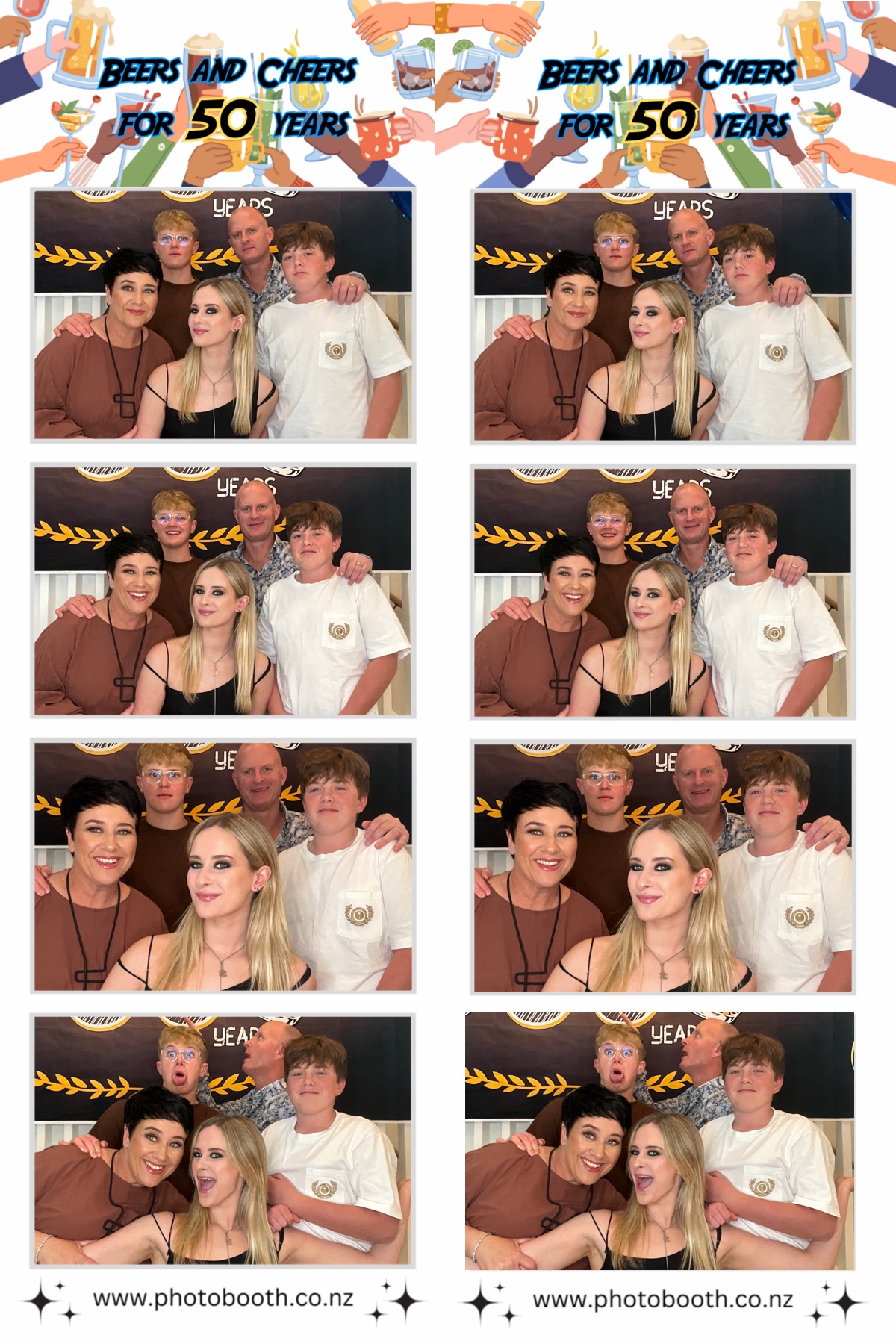 Beers and Cheers for 50 Years! | View more photos from the event at gallery.photobooth.co.nz/u/SelfieCentral/Beers-and-Cheers-for-50-Years