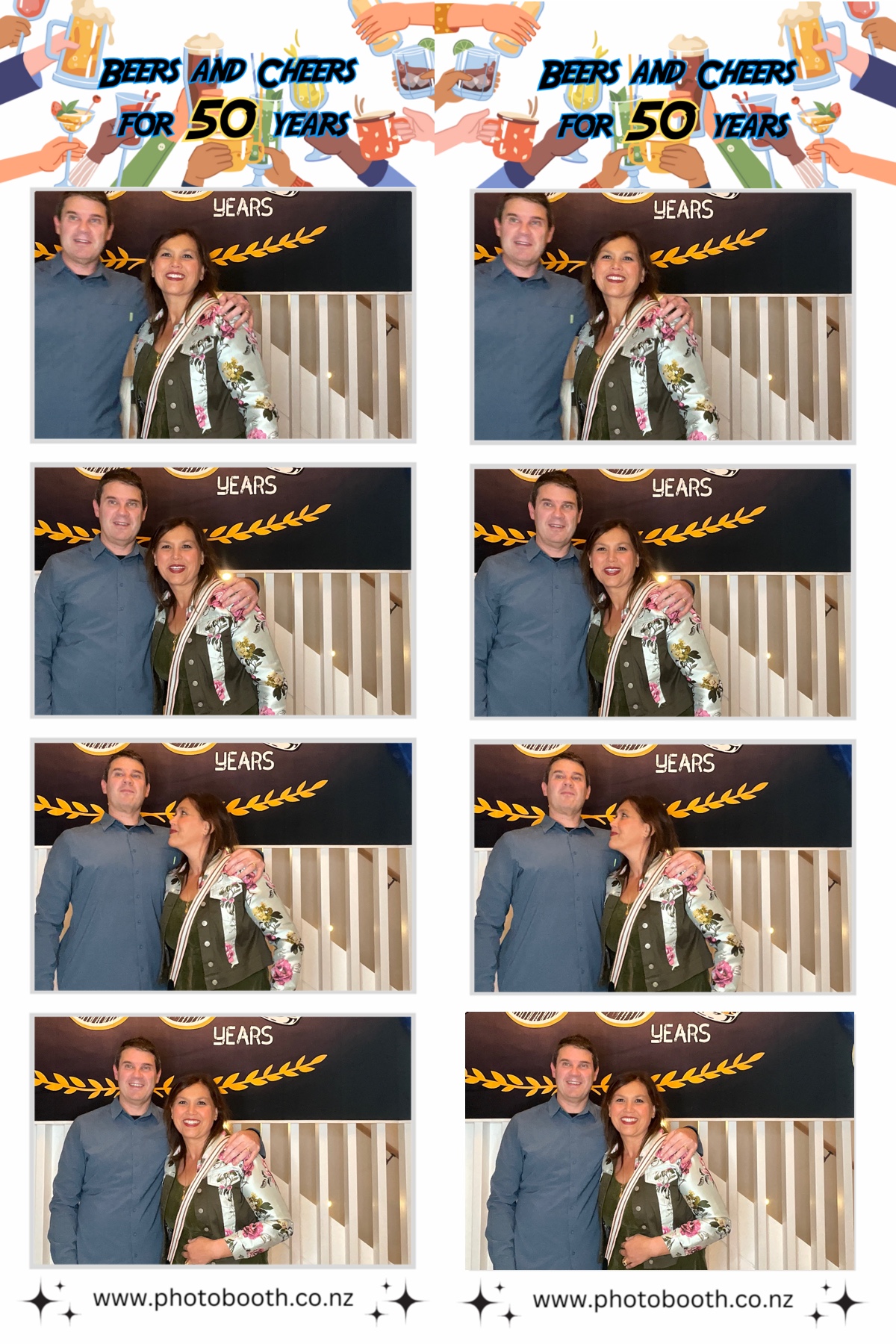 Beers and Cheers for 50 Years! | View more photos from the event at gallery.photobooth.co.nz/u/SelfieCentral/Beers-and-Cheers-for-50-Years