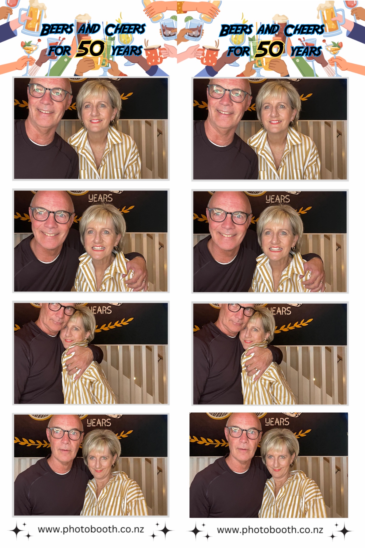 Beers and Cheers for 50 Years! | View more photos from the event at gallery.photobooth.co.nz/u/SelfieCentral/Beers-and-Cheers-for-50-Years
