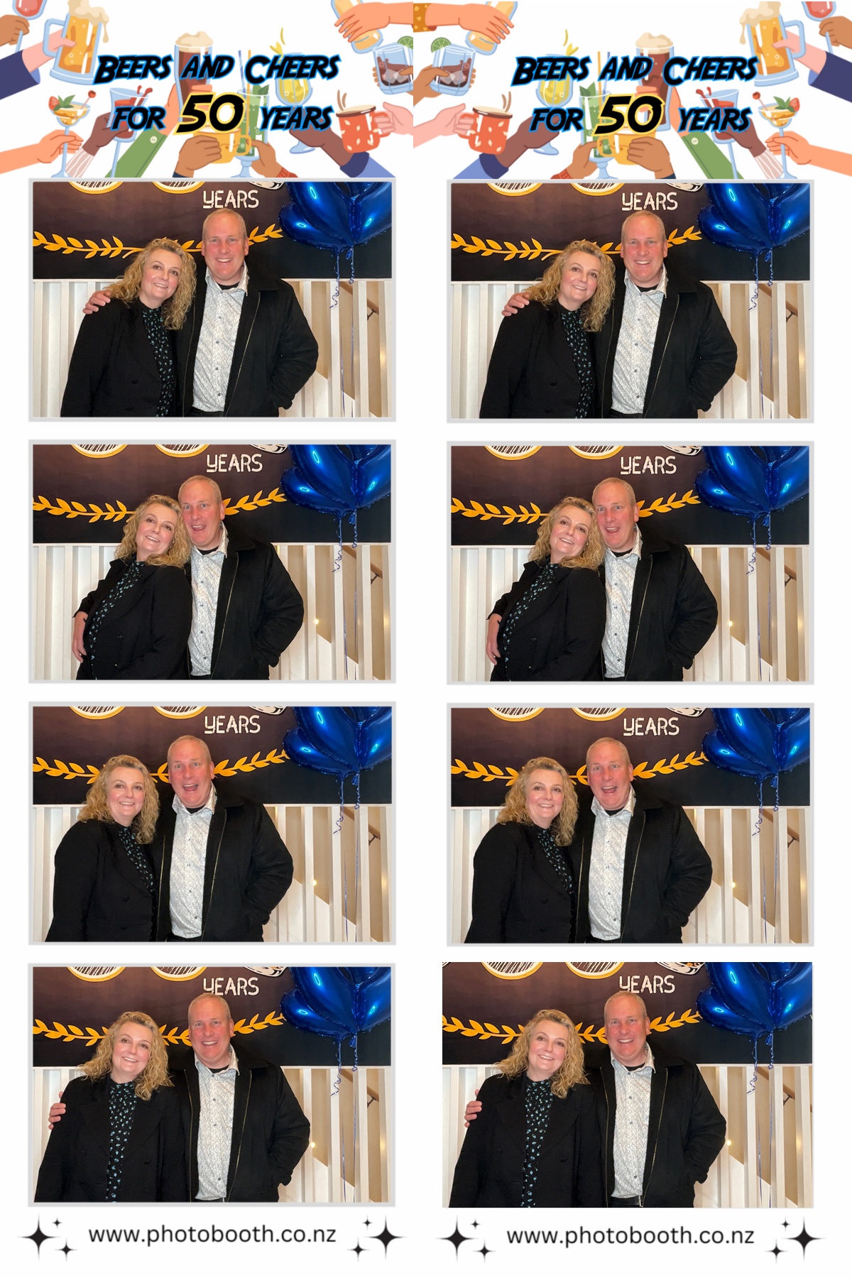 Beers and Cheers for 50 Years! | View more photos from the event at gallery.photobooth.co.nz/u/SelfieCentral/Beers-and-Cheers-for-50-Years