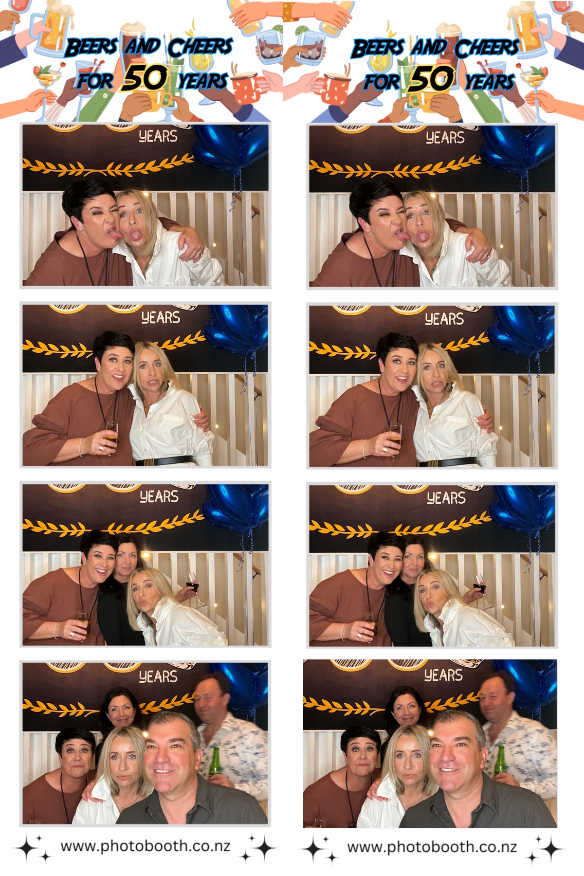 Beers and Cheers for 50 Years! | View more photos from the event at gallery.photobooth.co.nz/u/SelfieCentral/Beers-and-Cheers-for-50-Years