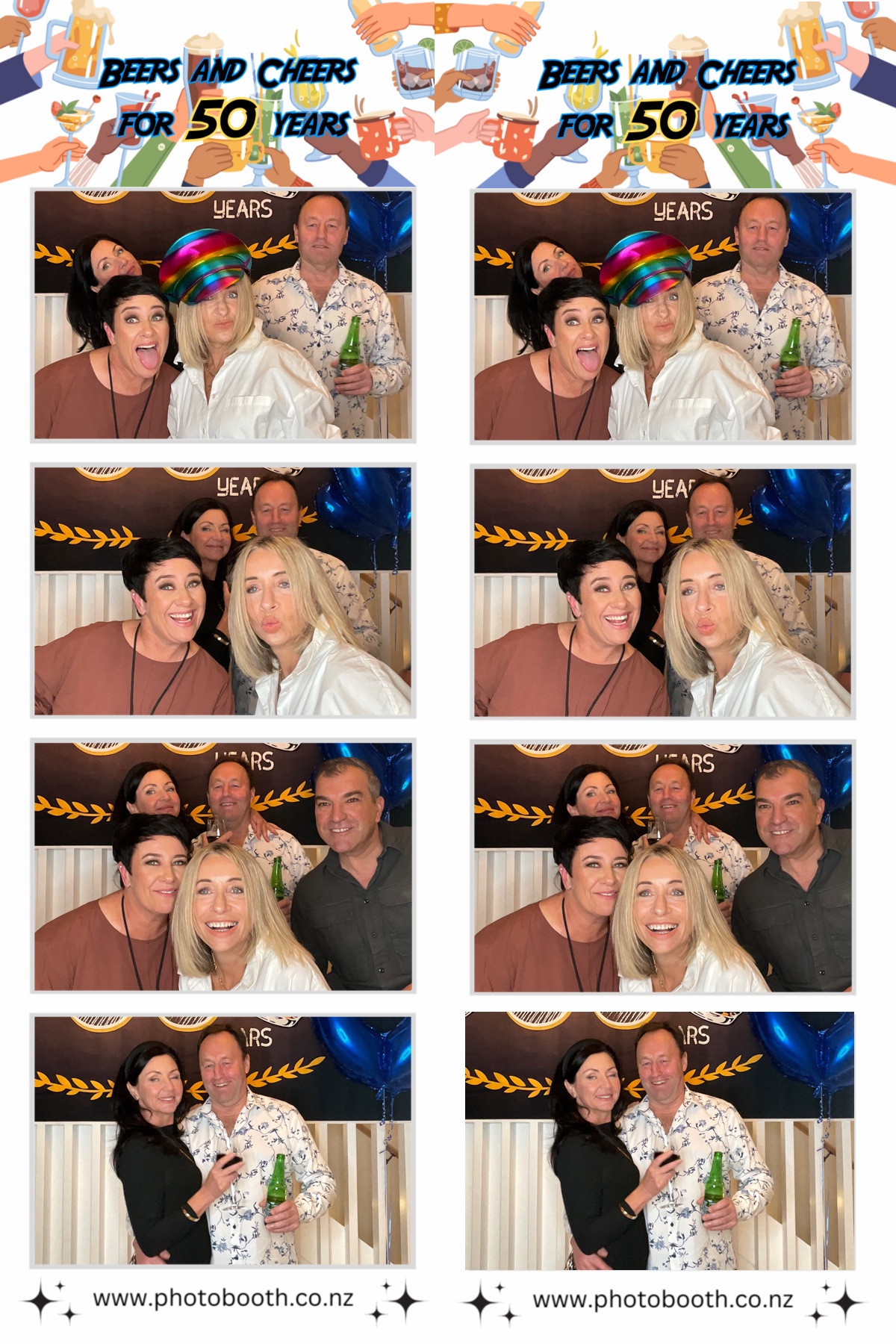 Beers and Cheers for 50 Years! | View more photos from the event at gallery.photobooth.co.nz/u/SelfieCentral/Beers-and-Cheers-for-50-Years