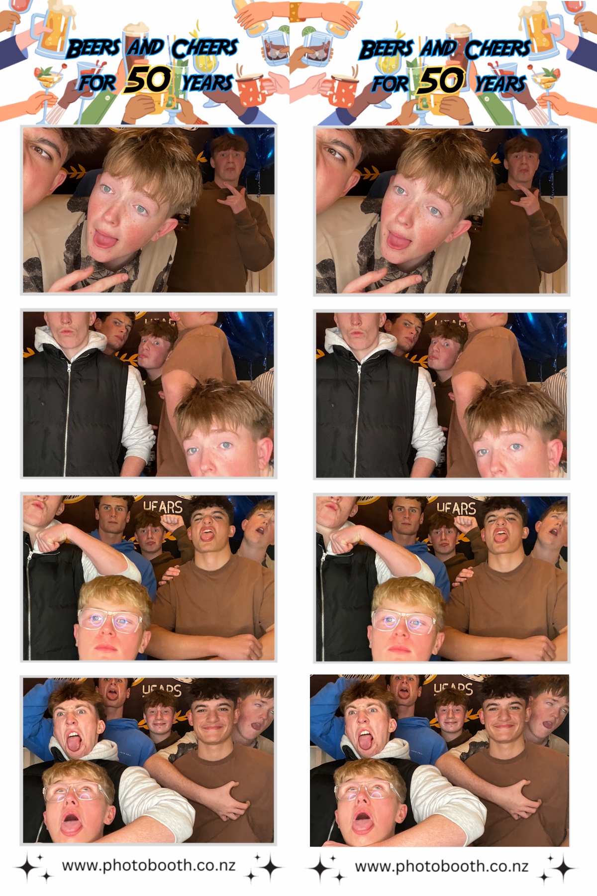 Beers and Cheers for 50 Years! | View more photos from the event at gallery.photobooth.co.nz/u/SelfieCentral/Beers-and-Cheers-for-50-Years
