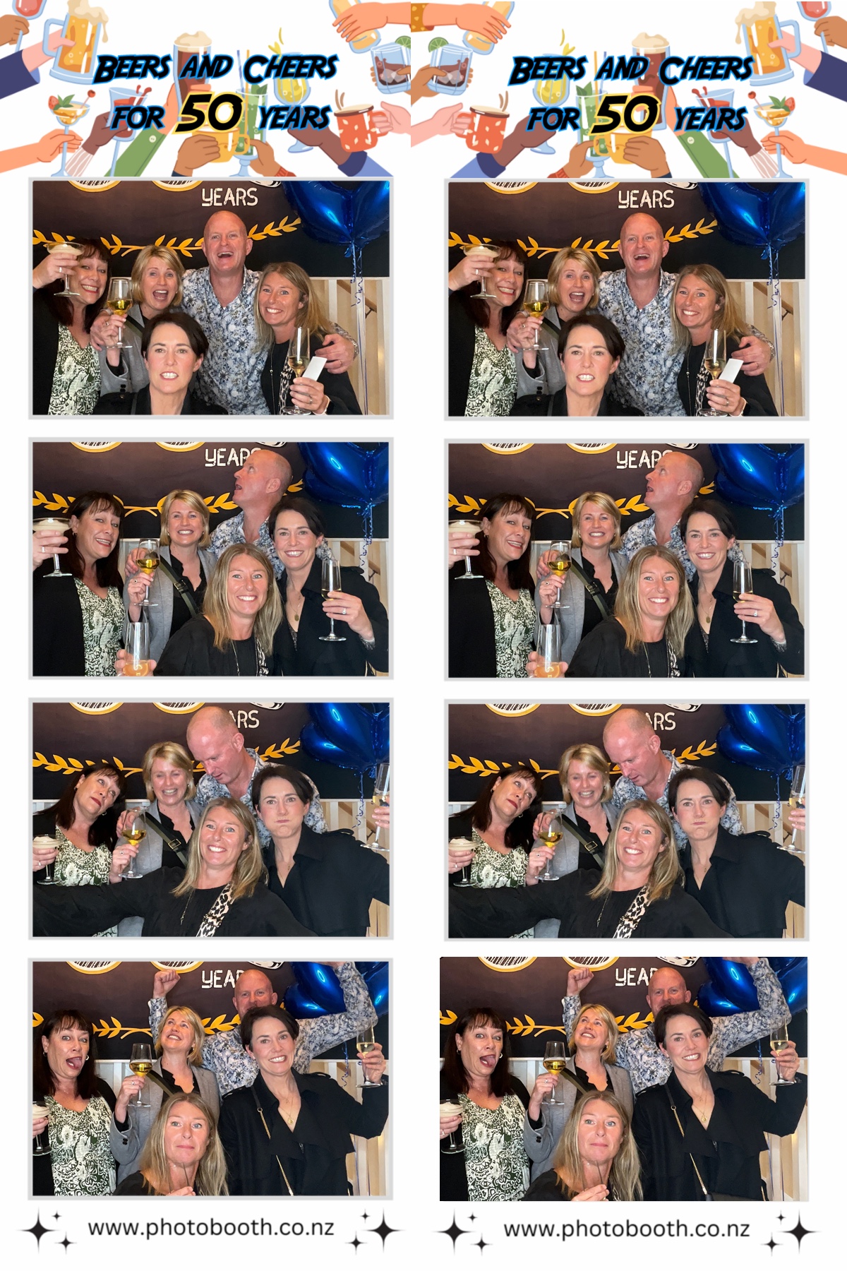 Beers and Cheers for 50 Years! | View more photos from the event at gallery.photobooth.co.nz/u/SelfieCentral/Beers-and-Cheers-for-50-Years