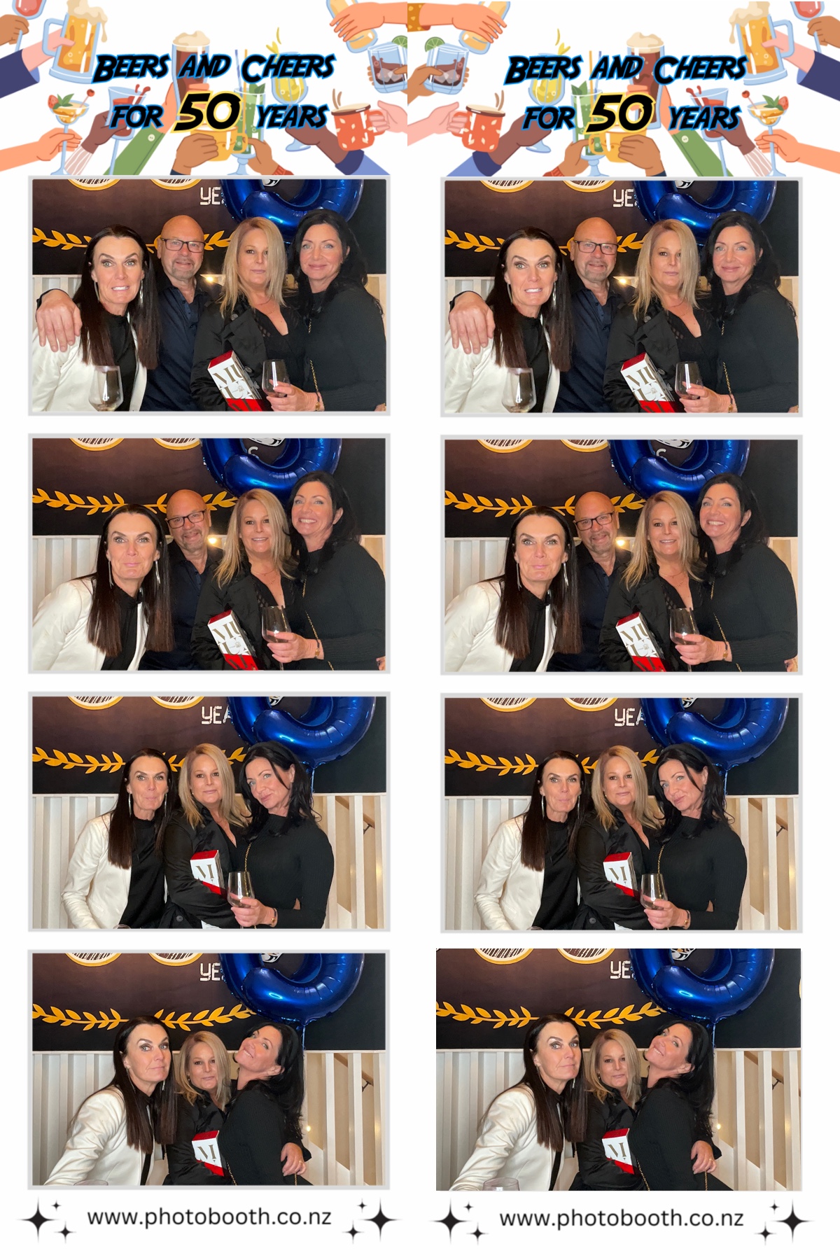 Beers and Cheers for 50 Years! | View more photos from the event at gallery.photobooth.co.nz/u/SelfieCentral/Beers-and-Cheers-for-50-Years