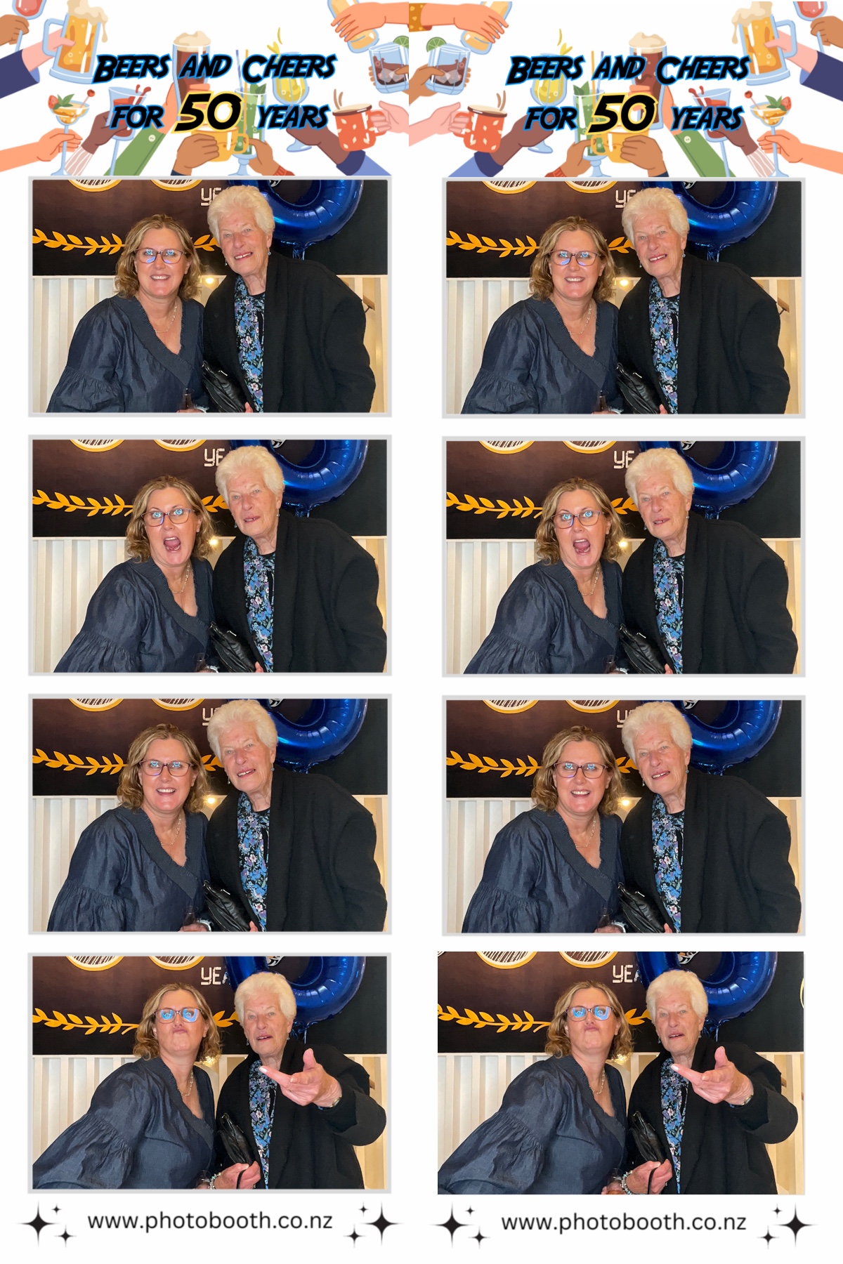 Beers and Cheers for 50 Years! | View more photos from the event at gallery.photobooth.co.nz/u/SelfieCentral/Beers-and-Cheers-for-50-Years