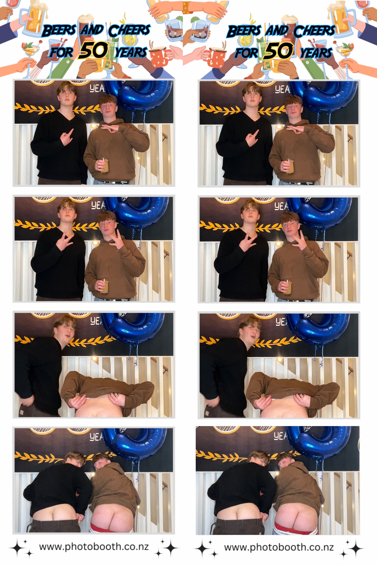 Beers and Cheers for 50 Years! | View more photos from the event at gallery.photobooth.co.nz/u/SelfieCentral/Beers-and-Cheers-for-50-Years