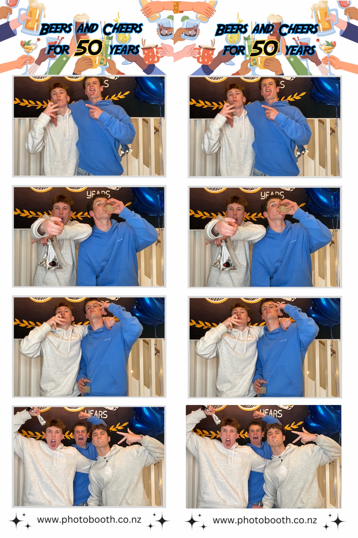 Beers and Cheers for 50 Years! | View more photos from the event at gallery.photobooth.co.nz/u/SelfieCentral/Beers-and-Cheers-for-50-Years