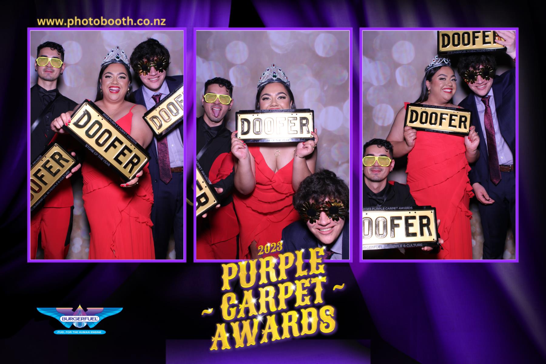 Burger Fuel Purple Carpet Awards | View more photos from the event at gallery.photobooth.co.nz/u/SelfieCentral/Burger-Fuel-Purple-Carpet-Awards